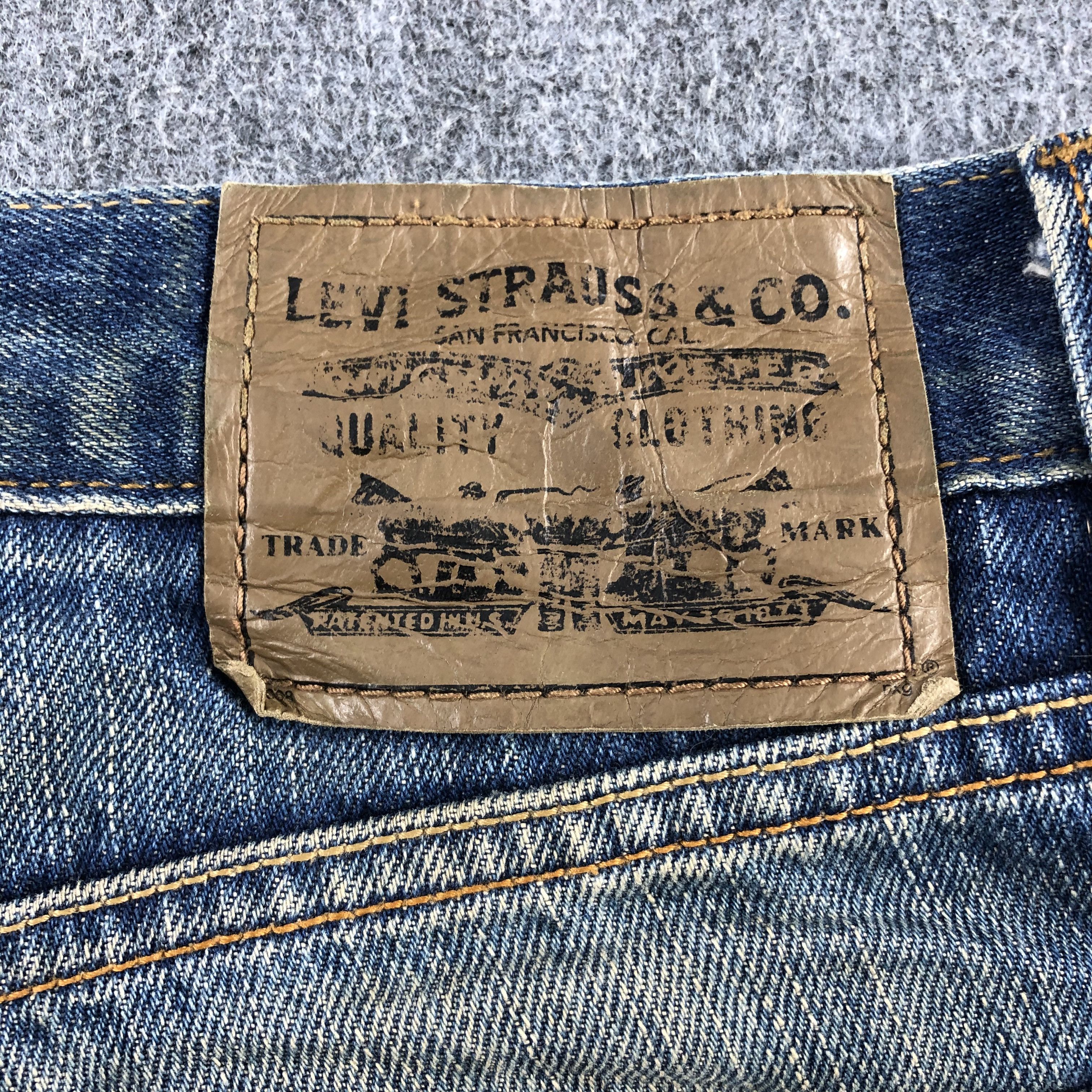 Levi's Vintage Blue Wash Levis 514 Jeans-J2292 Size US 38 / EU 54 - 5 Thumbnail