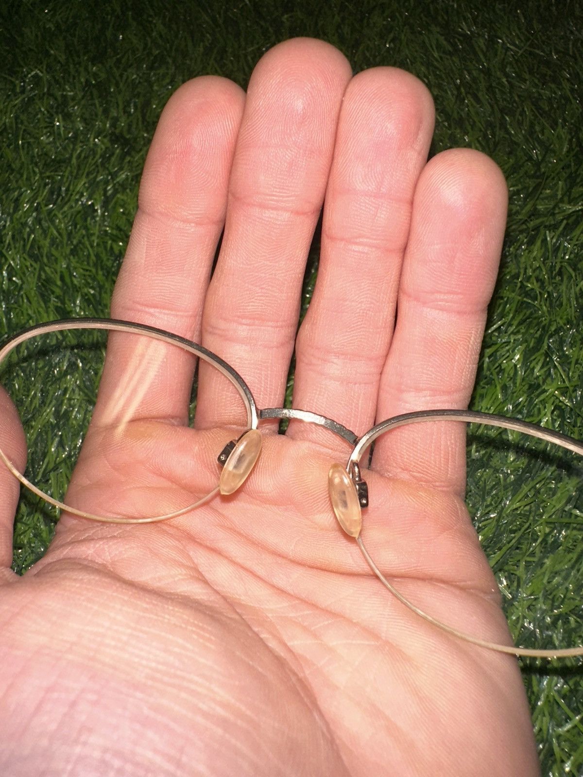 Saint Laurent Paris × Vintage × Yves Saint Laurent Rare Vintage YSL Gold Oval Eye Glass Frames- Size ONE SIZE - 4 Thumbnail