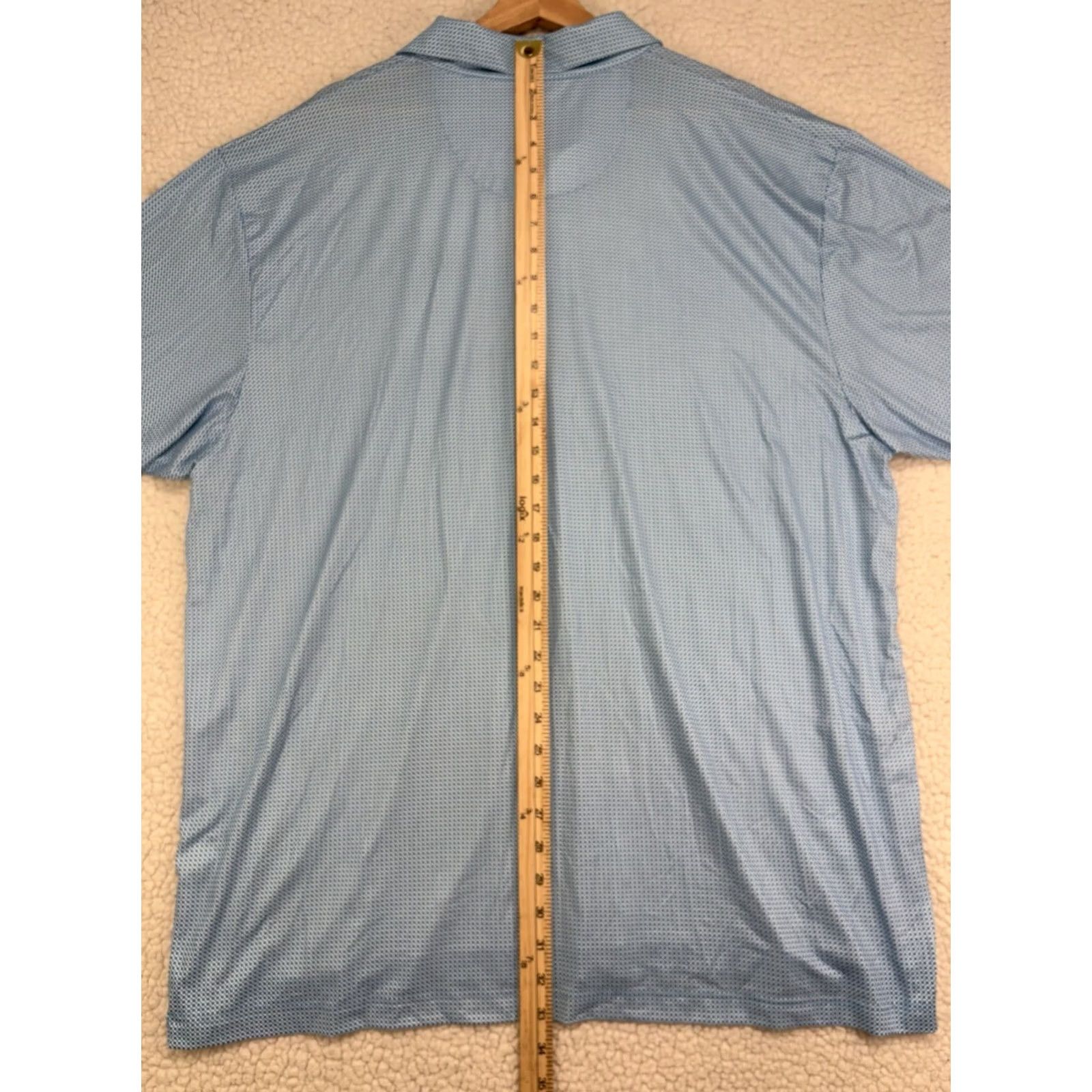 Callaway Callaway Polo Shirt Mens 2XL Blue Check Short Sleeve Collared Performance Breathable Lightweight Stretch Golf Polo Shirt Size US XXL / EU 58 / 5 - 6 Thumbnail