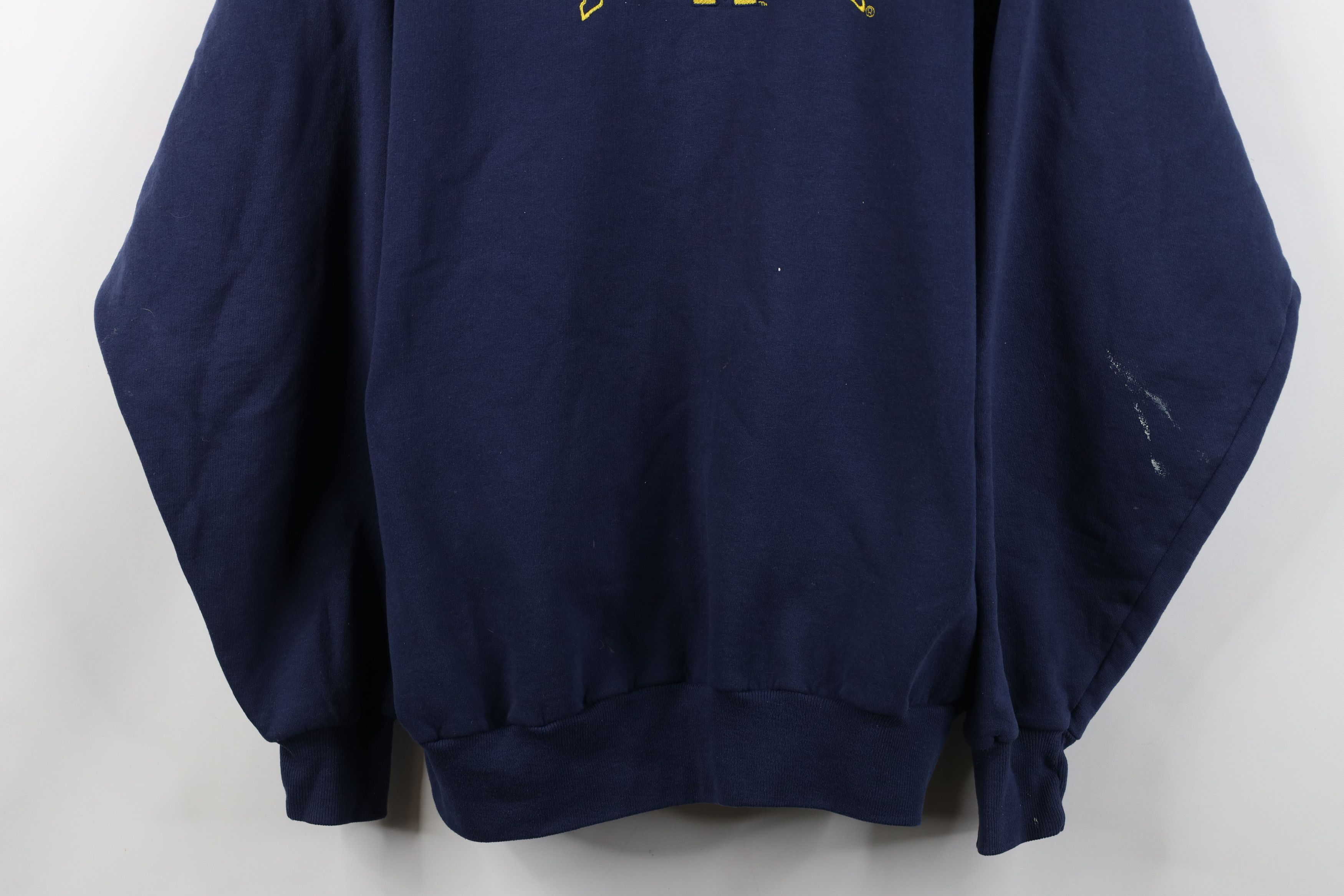 Vintage Vintage 90s Spell University of Michigan Crewneck Sweatshirt Size US XL / EU 56 / 4 - 3 Thumbnail
