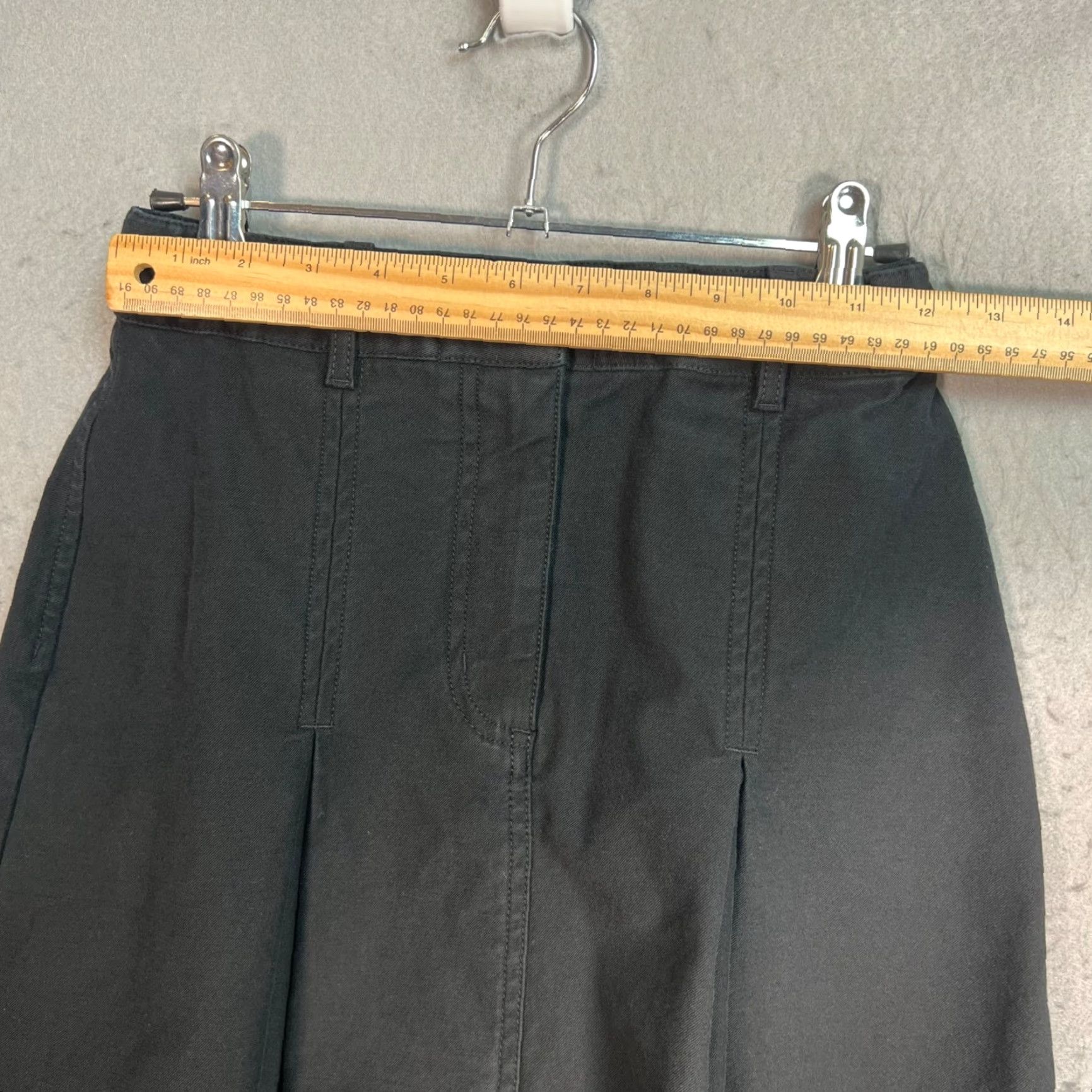 Vintage Wilfred Free Skirt Womens Size 2 Black Pleated A-Line Size 26" / US 2 / IT 38 - 6 Thumbnail