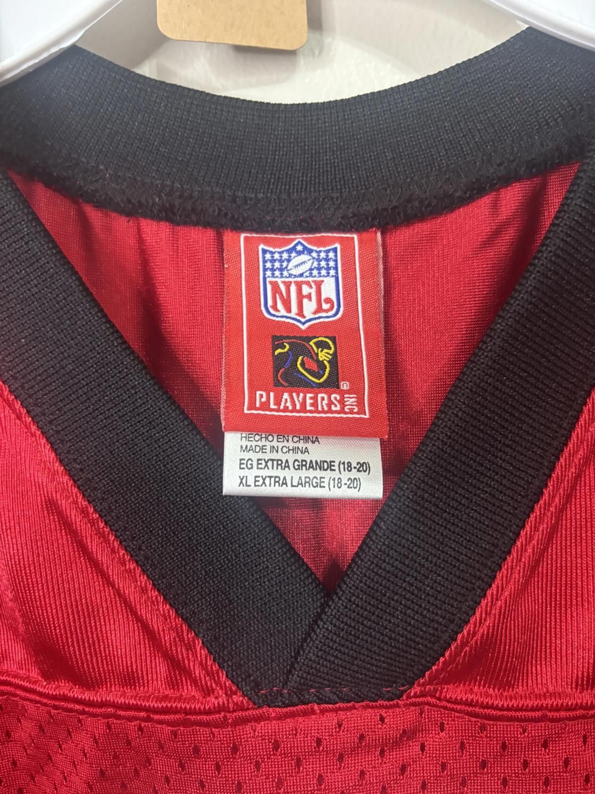 Reebok Michael Vick Atlanta Falcons Jersey - Red - Size XL Youth Size ONE SIZE - 5 Thumbnail