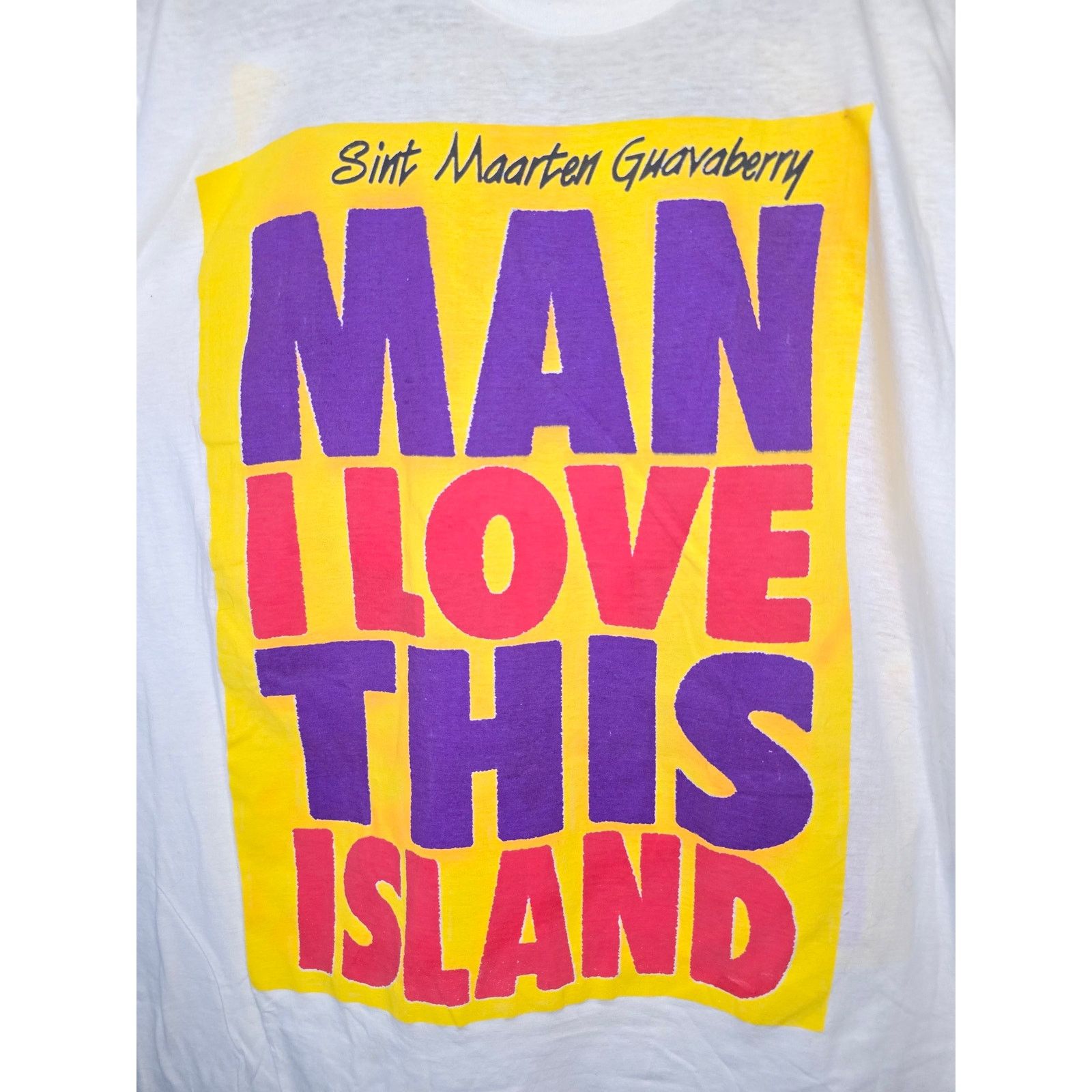 Vintage Vintage Sint Maarten Guavaberry MAN I LOVE THIS SLAND Tee Size US L / EU 52-54 / 3 - 2 Thumbnail