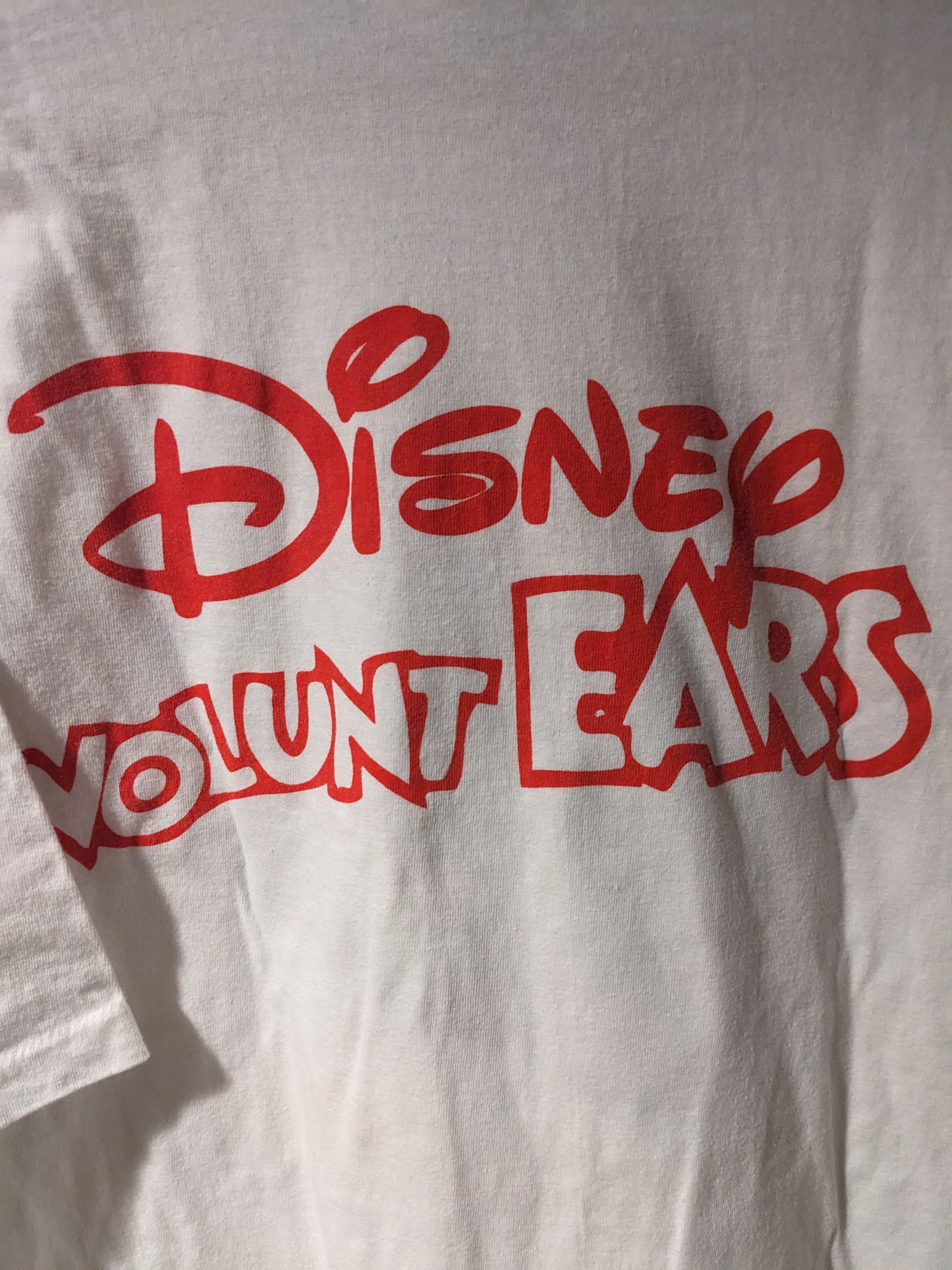 Disney Vintage 90s Disney VoluntEARS Promo White XX-Large T-Shirt Size US XXL / EU 58 / 5 - 5 Thumbnail