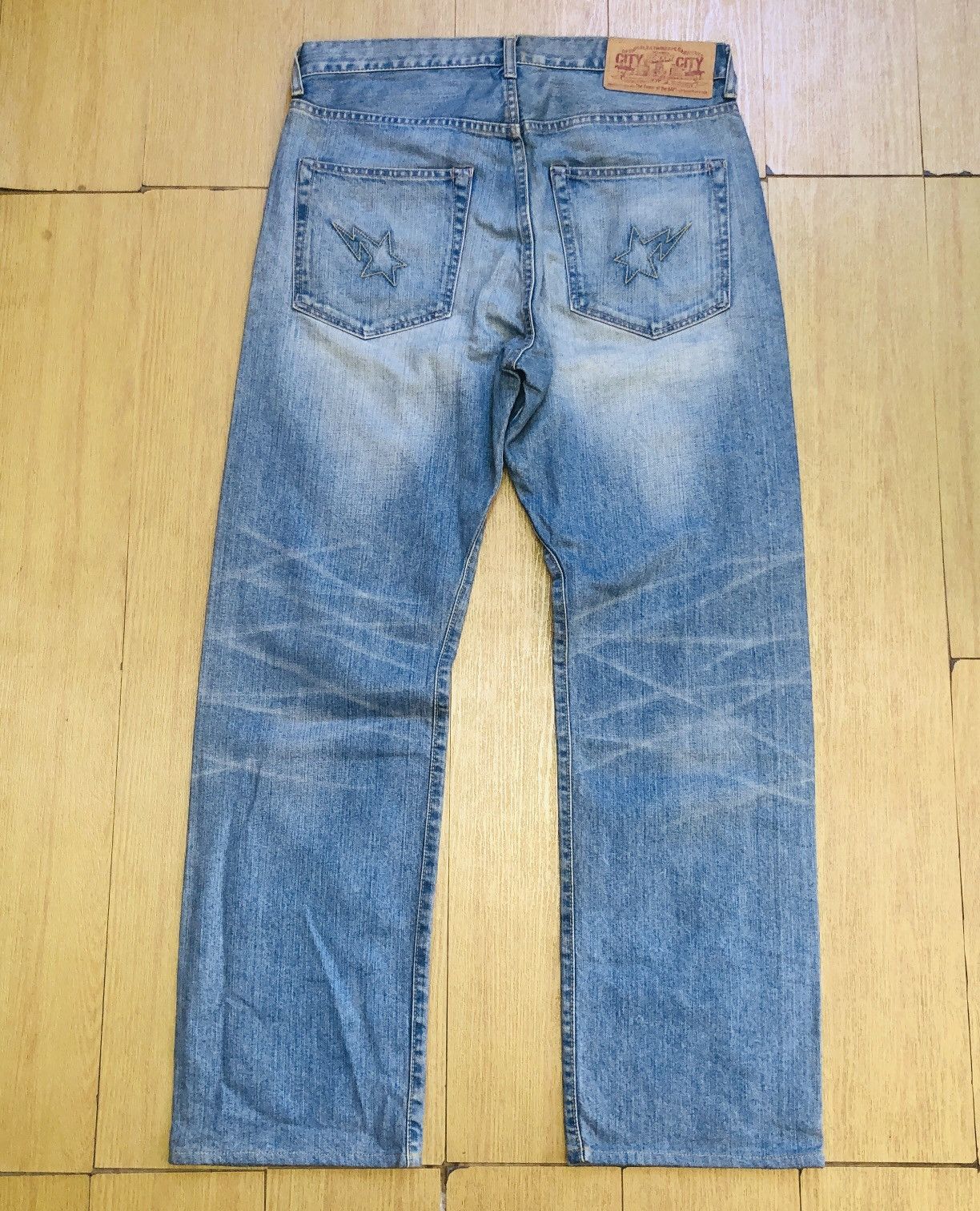 Bape OG BapeSta Denim Jeans Size US 34 / EU 50 - 3 Thumbnail