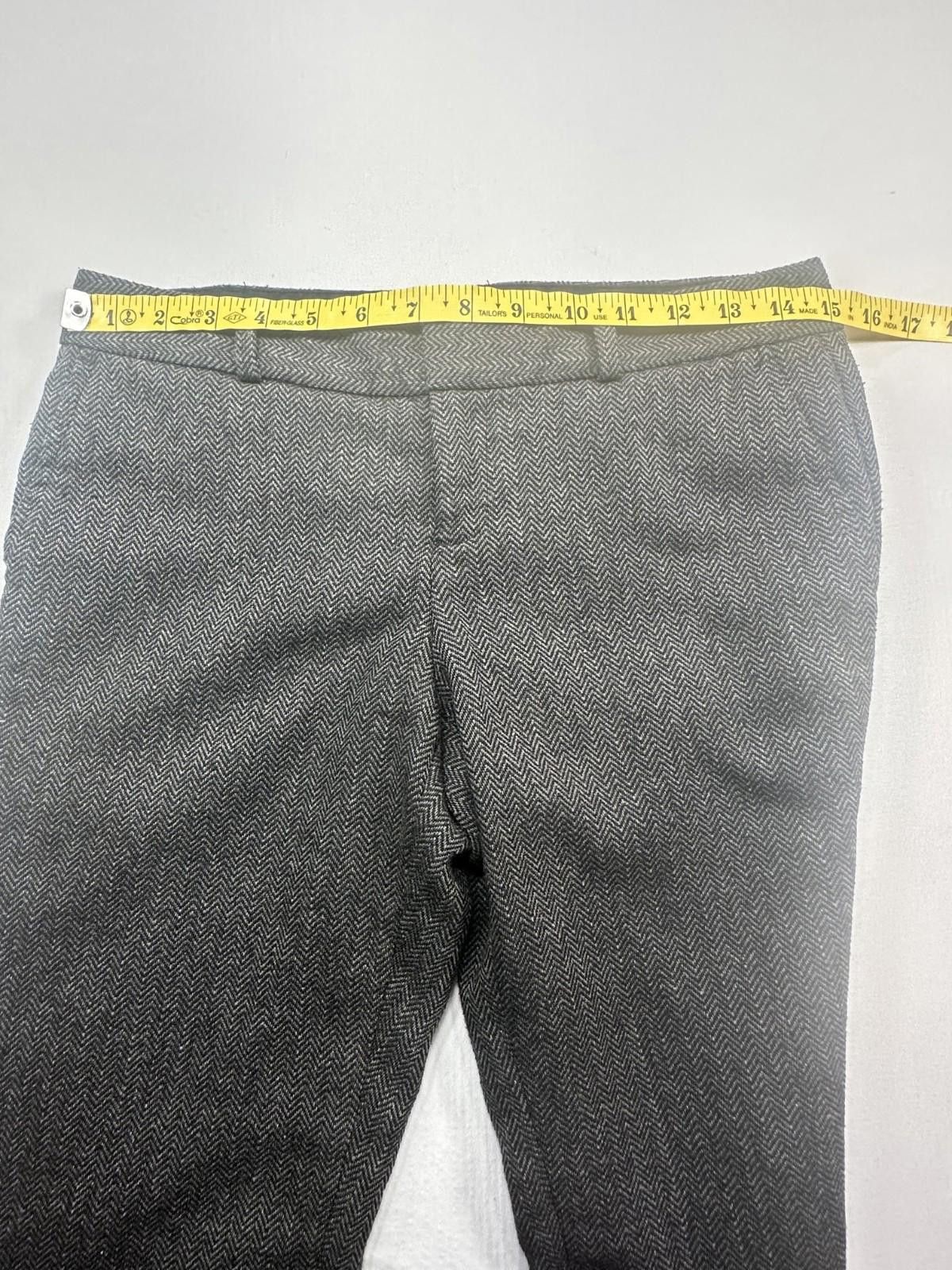 Banana Republic Banana Republic Petite Ryan Polyester Wool Blend Brown 2P Size 26" / US 2 / IT 38 - 3 Thumbnail