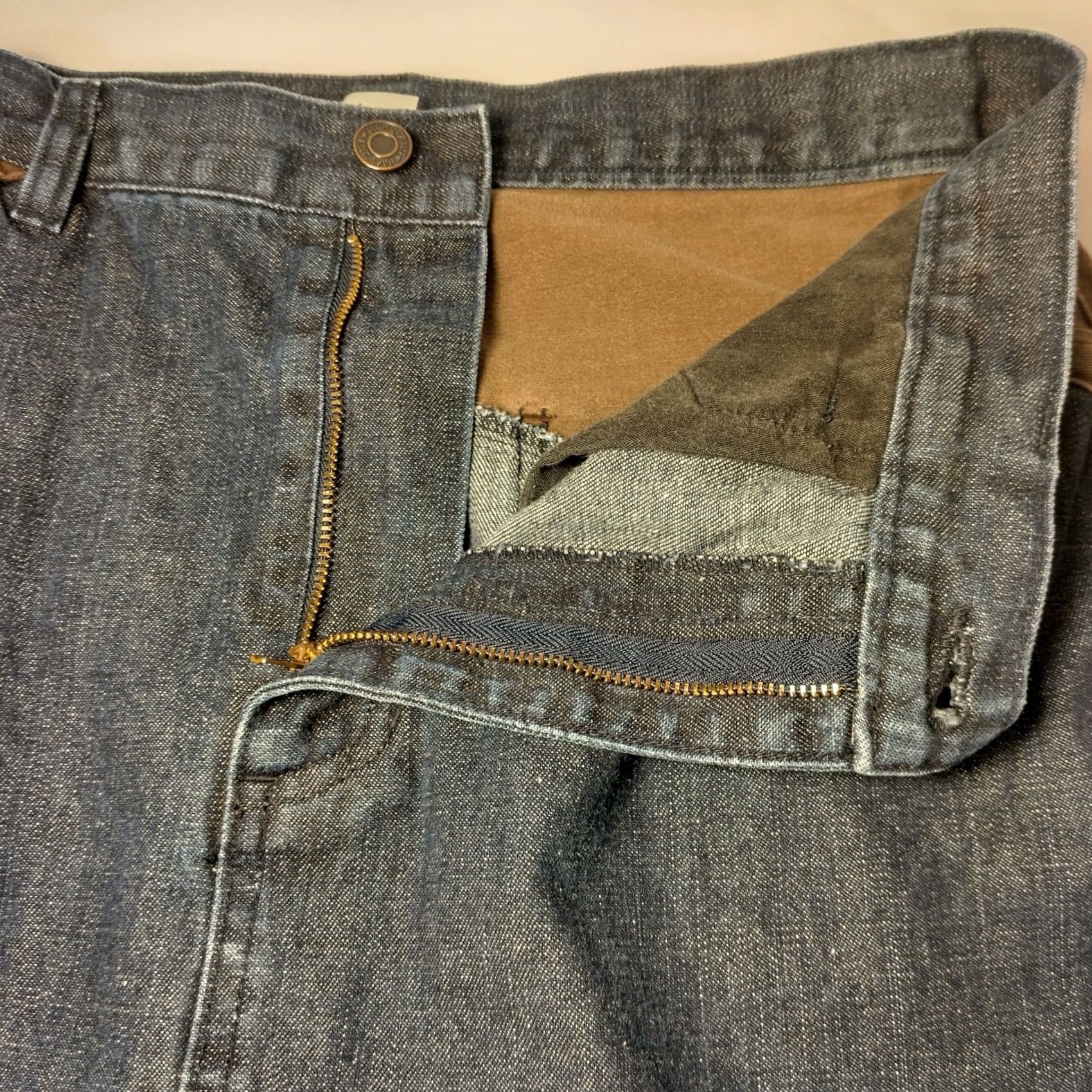 Gap VINTAGE Gap Denim Jean Skirt Midi Western Classic OCR? [Note: This is invalid; please provide proper original title to refine.] Size 34" / US 12 / IT 48 - 6 Thumbnail