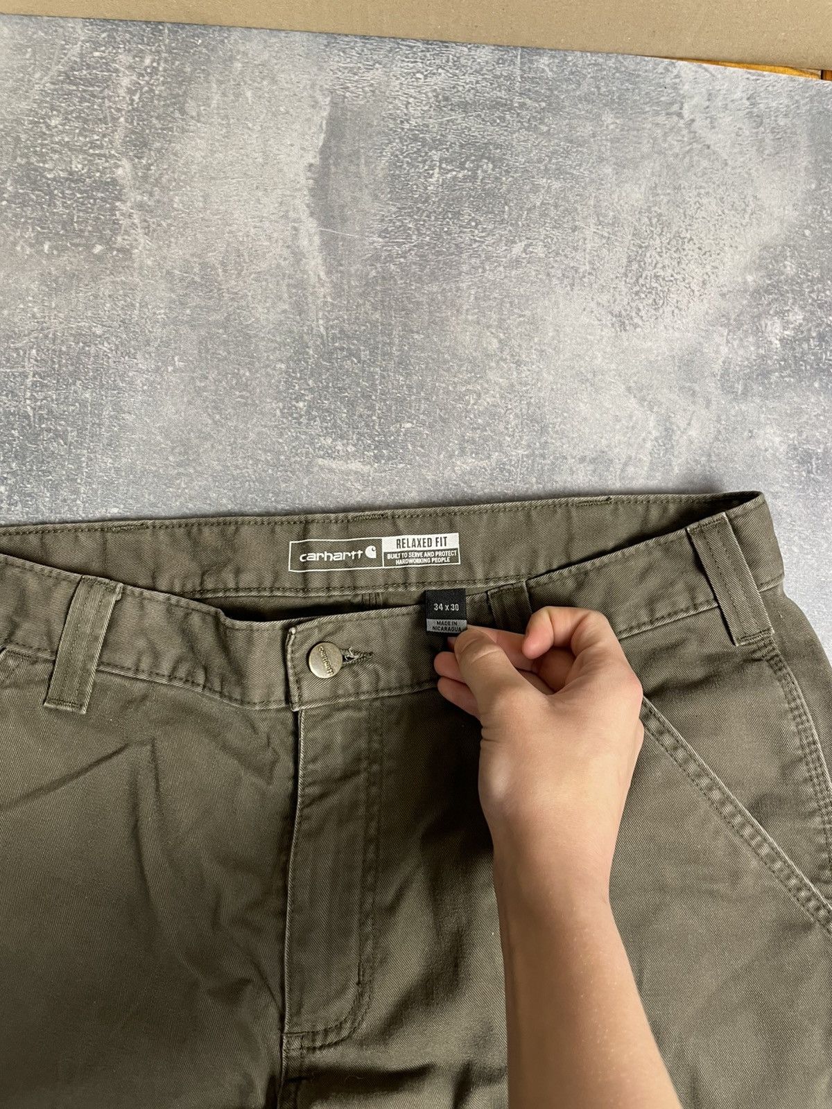 Carhartt × Carhartt Wip Vintage Carpenter Carhartt relaxed fit pants / streetwear Size US 32 / EU 48 - 5 Thumbnail