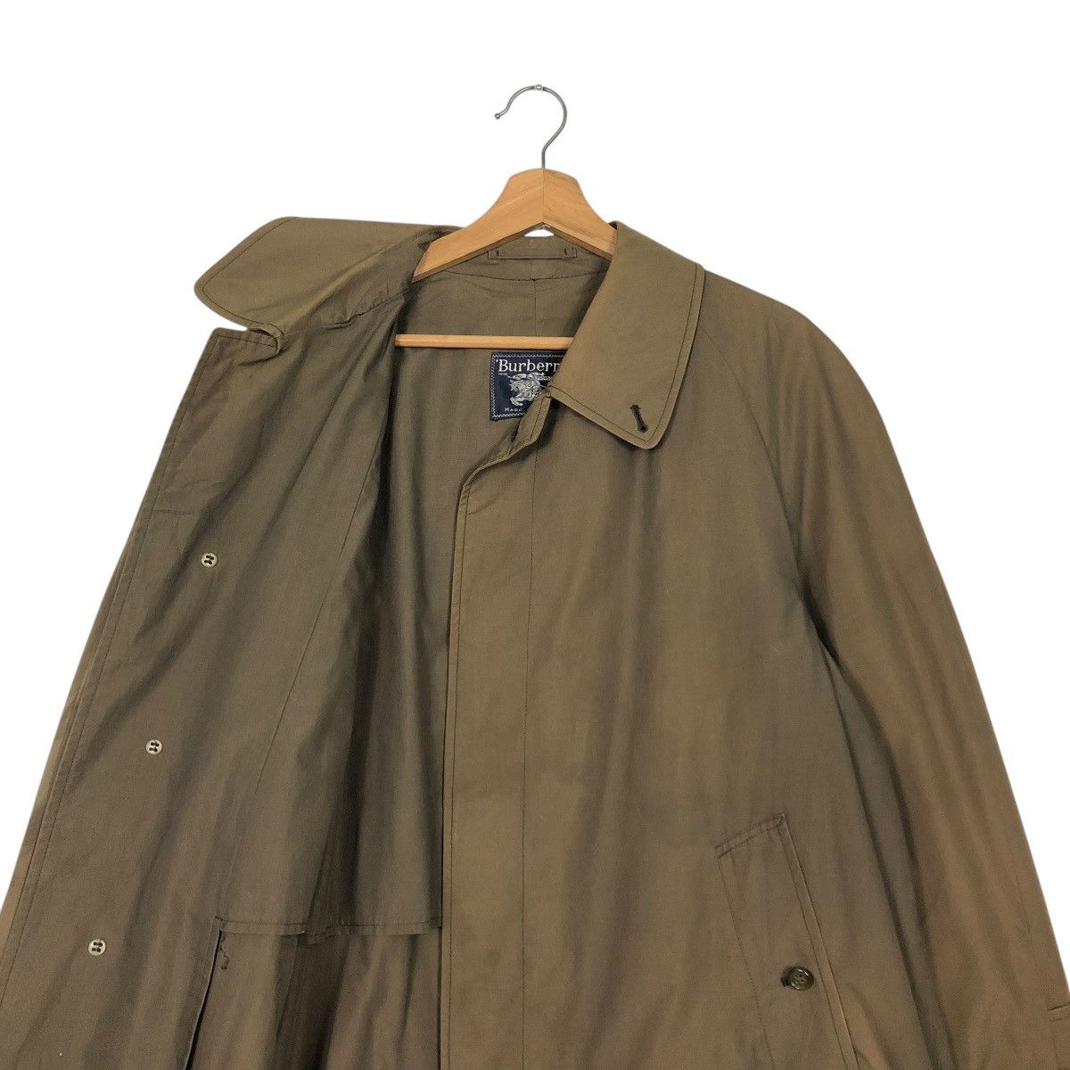 Burberry 🔥VINTAGE LONG JACKET BURBERRYS MADE IN ENGLAND RICH BROWN Size US M / EU 48-50 / 2 - 14 Thumbnail