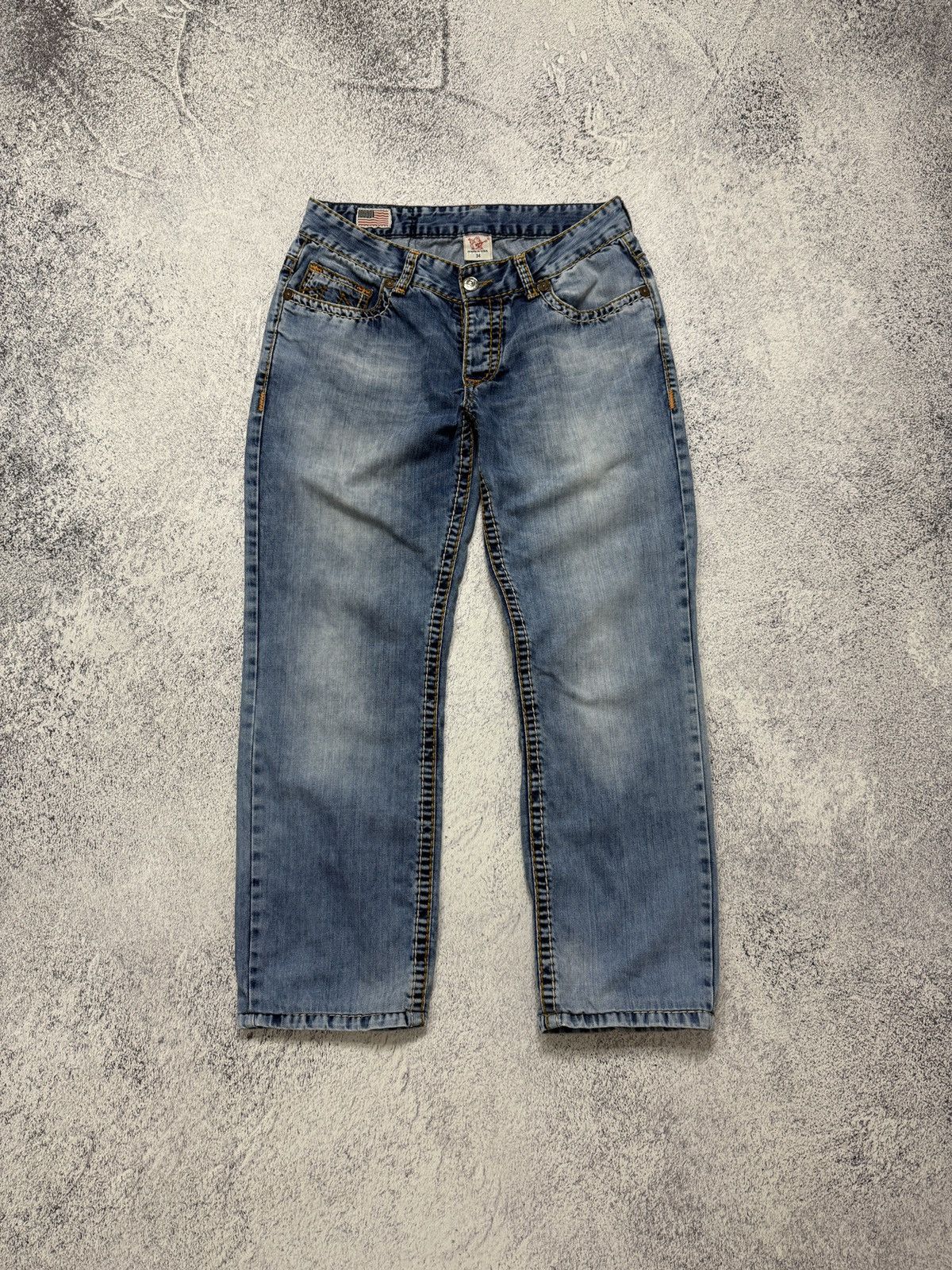 True Religion Vintage Y2K True Religion “Billy Super T” Baggy Jeans Size US 34 / EU 50 - 6 Thumbnail