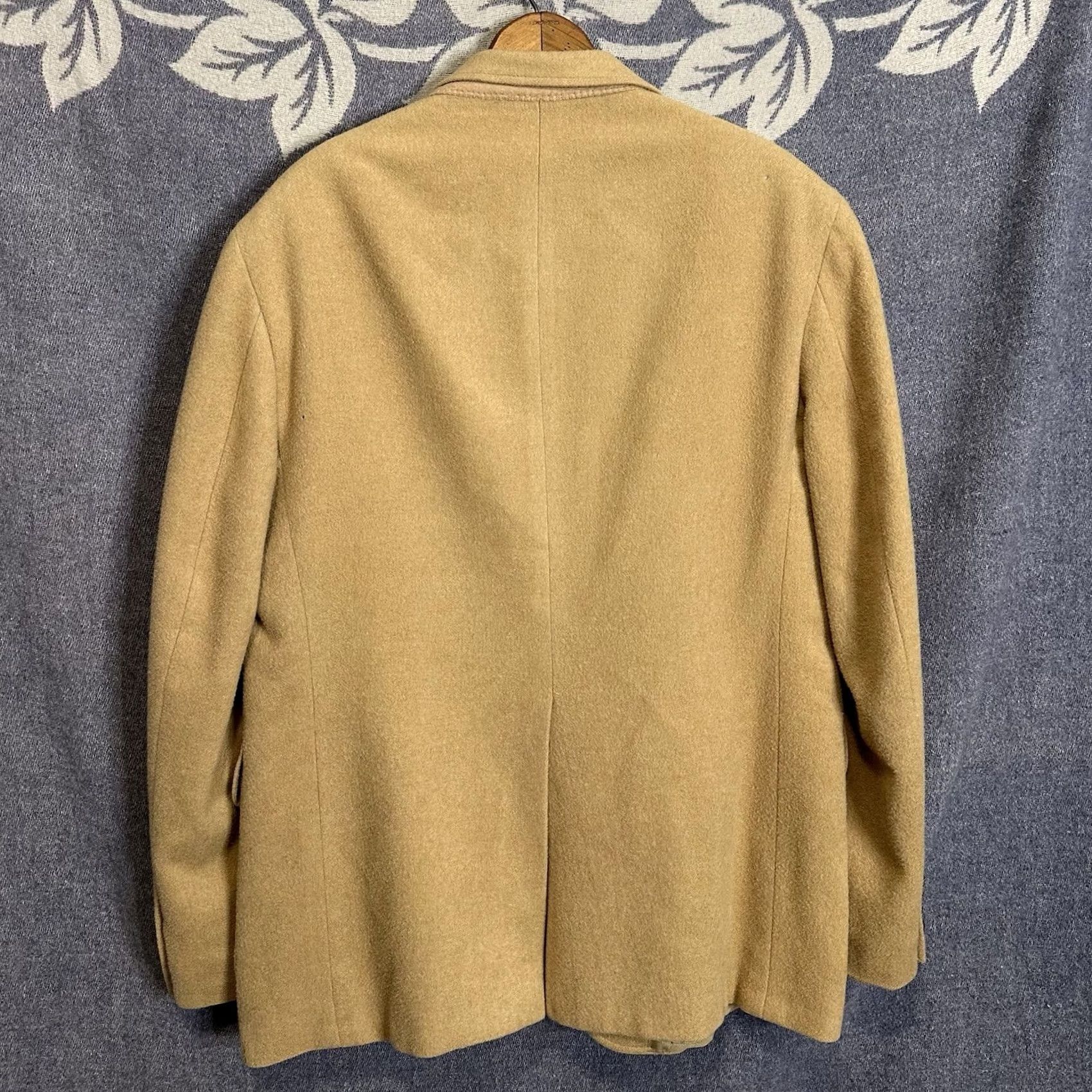 Pendleton VINTAGE Pendleton Blazer Coat 2 Button Mens XL Wool Beige USA Made 90s Sports Size 46R - 5 Thumbnail