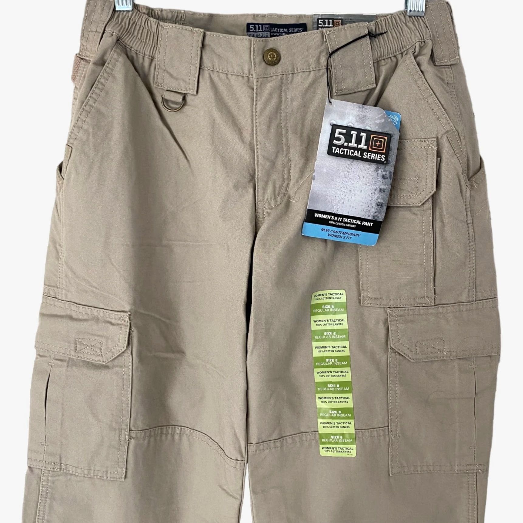Vintage VINTAGE 5.11 Tactical Cotton Canvas Cargo Pants Women Size 8 Khaki Workwear Casual Size 30" / US 8 / IT 44 - 5 Thumbnail