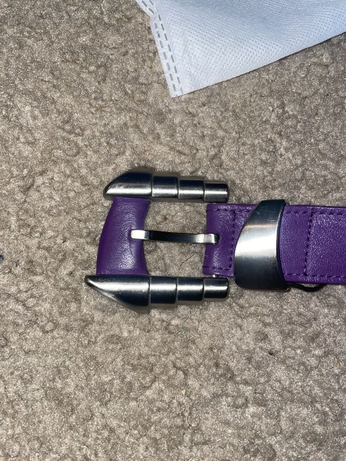 Versace Gianni Versace Vintage Purple Belt Size ONE SIZE - 4 Thumbnail