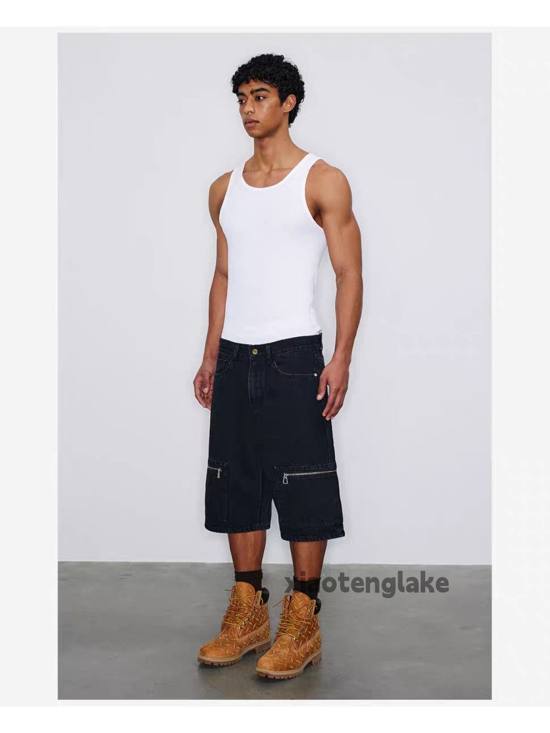 Jean × Vintage Utility skate hiphop outdoor denim carpenter shorts Size US 34 / EU 50 - 7 Thumbnail