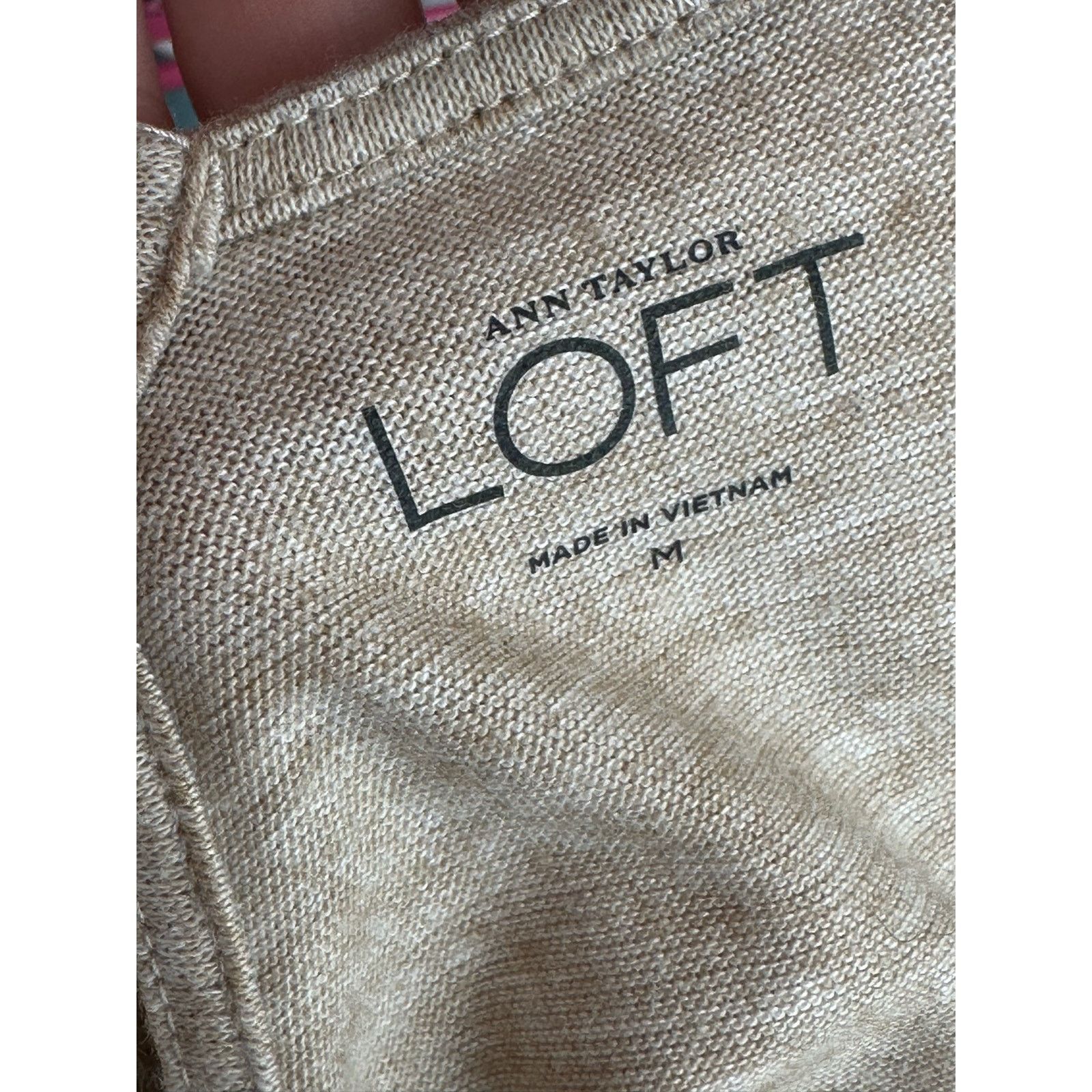 Loft Loft oatmeal 3/4 dolman sleeves top size M Size M / US 6-8 / IT 42-44 - 3 Thumbnail