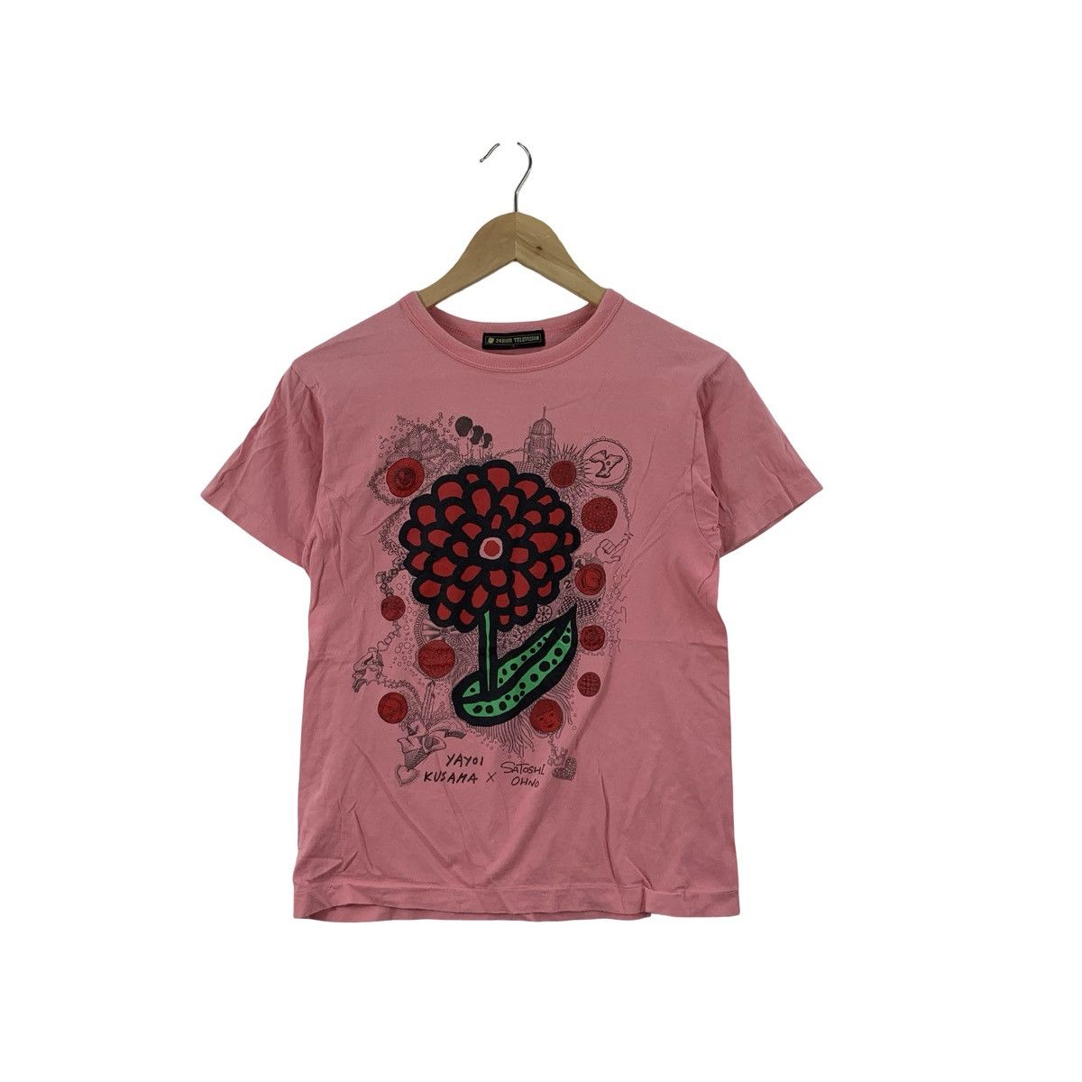 Vintage Vintage Yayoi Kusama x Satoshi Ohno Floral Graphic Pop Art Size S / US 4 / IT 40 - 1 Thumbnail