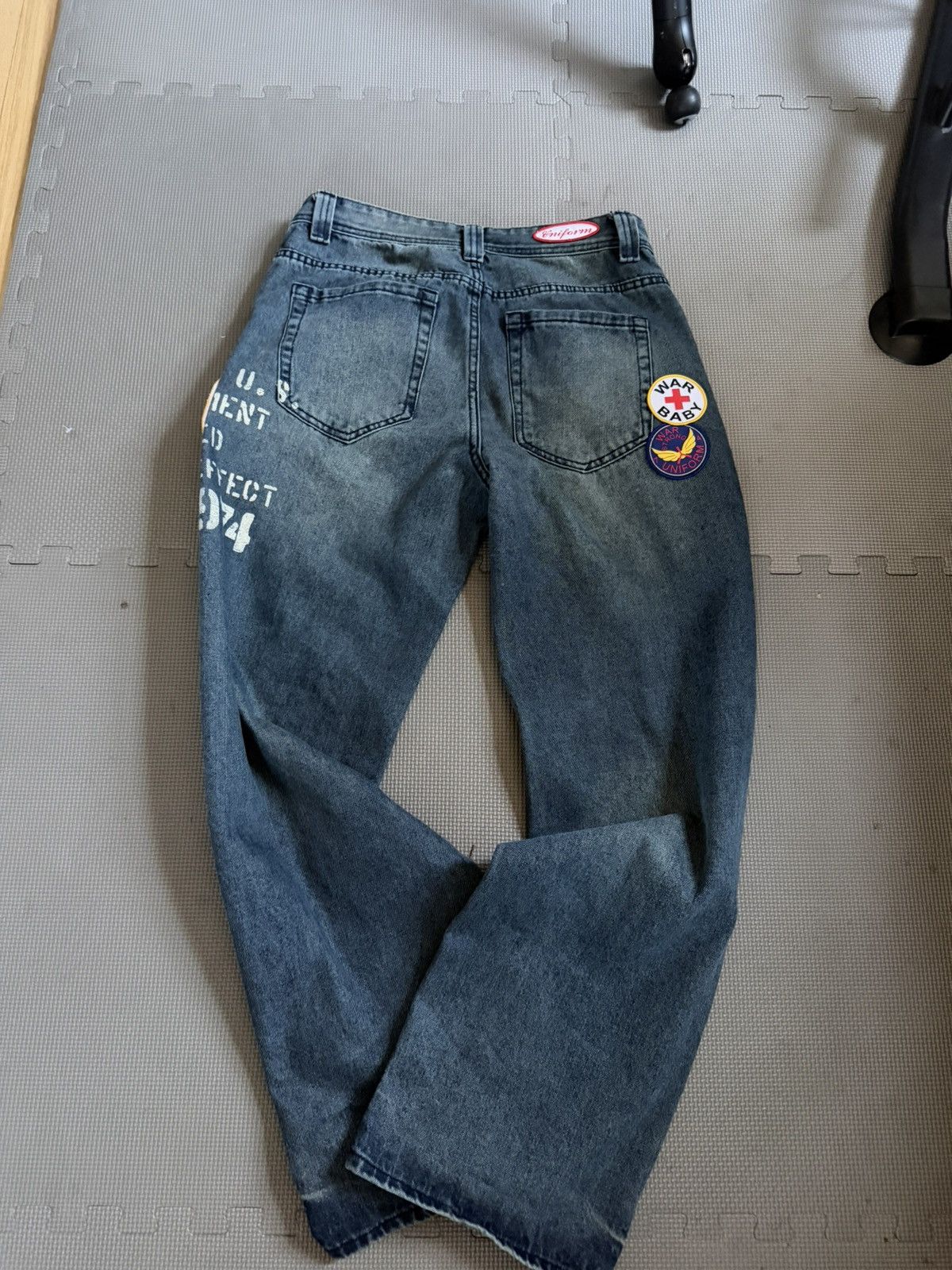 74 Is War 74 Is War Denim Jeans Size US 30 / EU 46 - 2 Thumbnail