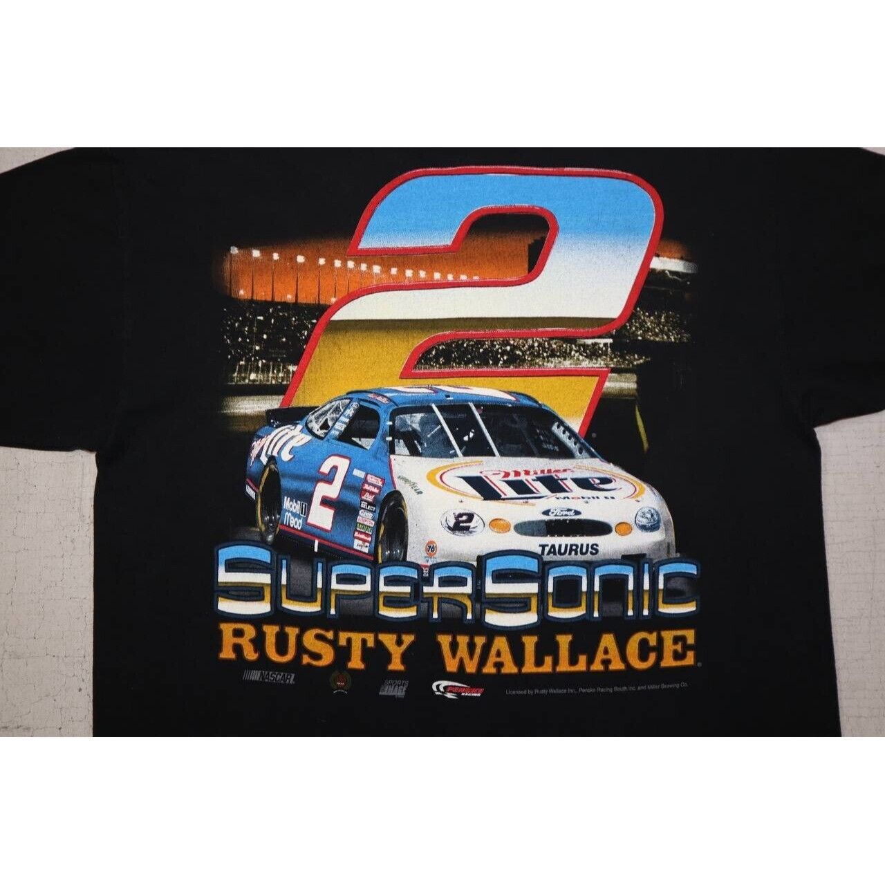 Chase Authentics VTG 90s Super Sonic Rusty Wallace #2 Chase Authentics Sz L Size US L / EU 52-54 / 3 - 6 Thumbnail