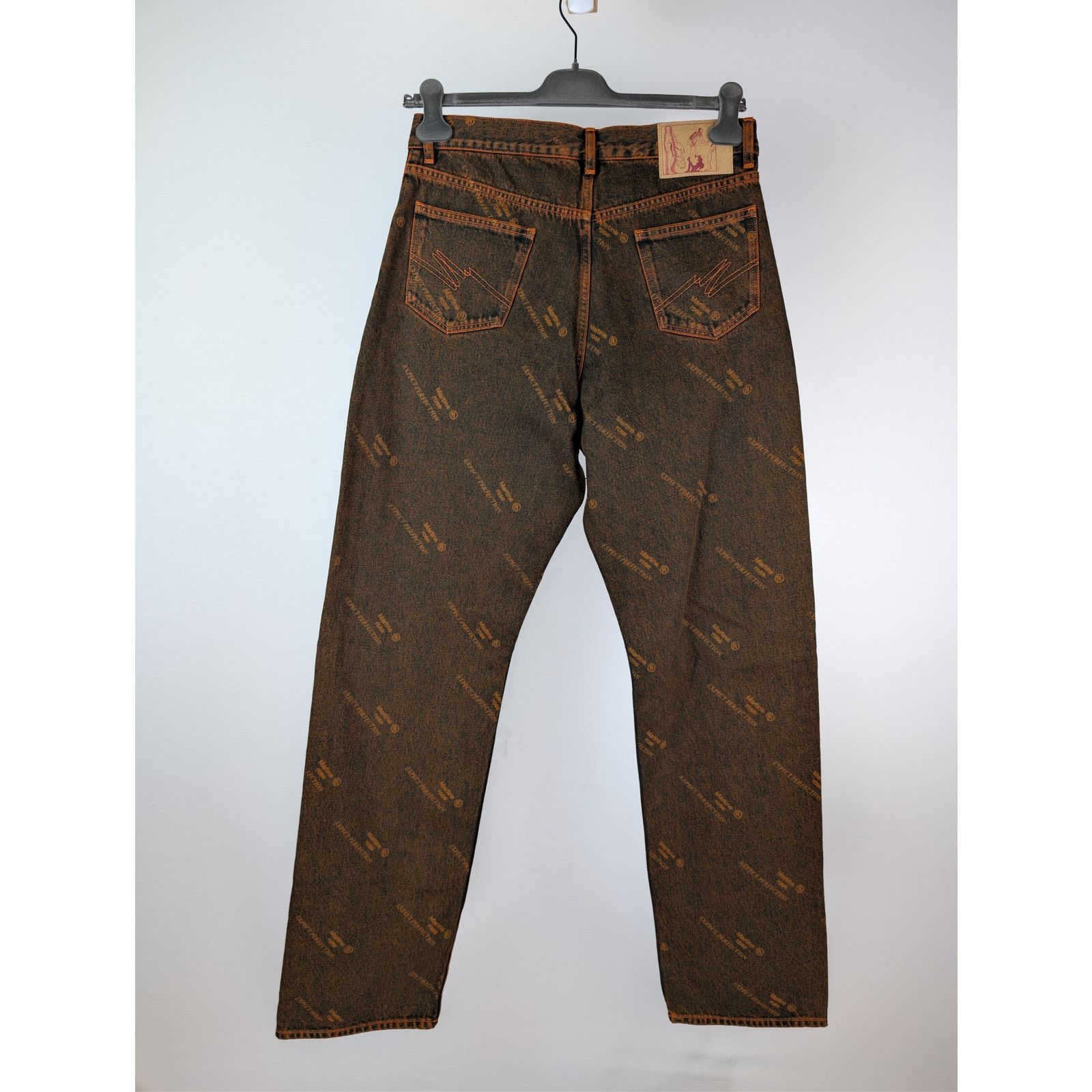 Martine Rose o1rshd1 Relaxed Fit Jean in Orange Laser Size US 32 / EU 48 - 17 Thumbnail