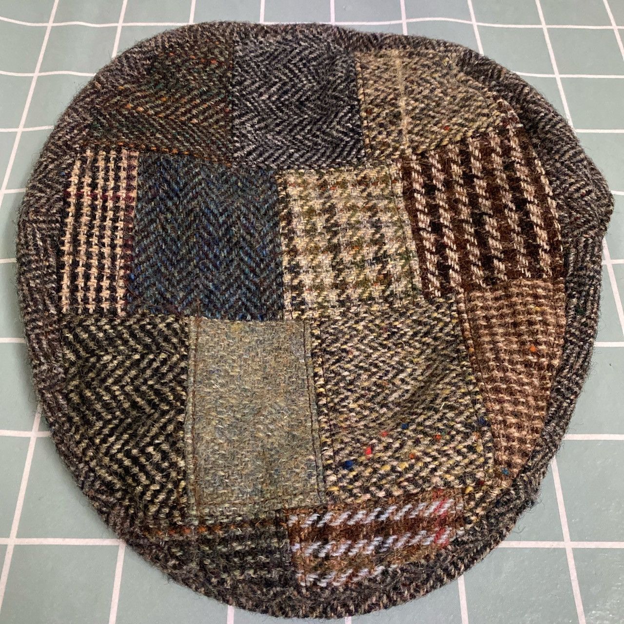 image of Goretex x Harris Tweed Vintage Sundownumder X Harris Tweed Wool Hat in Grey, Men's