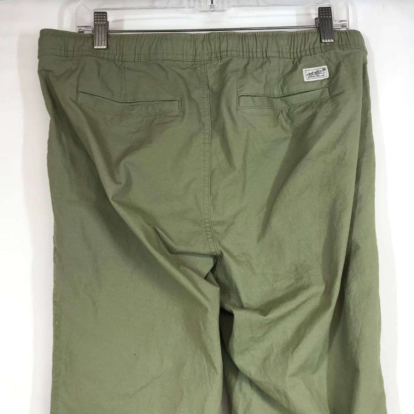 Eddie Bauer Eddie Bauer Women Olive Green Cargo Jogger Pants Drawstring Zip Ankles Size 8 Size 30" / US 8 / IT 44 - 5 Thumbnail
