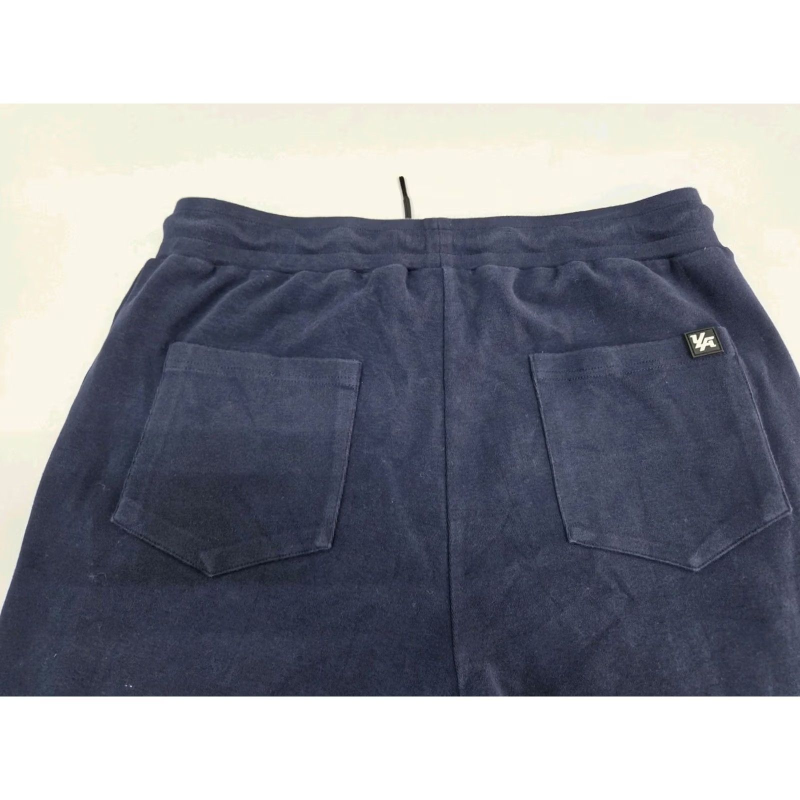 YoungLA Young LA Mens Blue Sweatpants Zip Pocket Zip Ankle Logo Drawstring Large Size US 33 - 4 Thumbnail