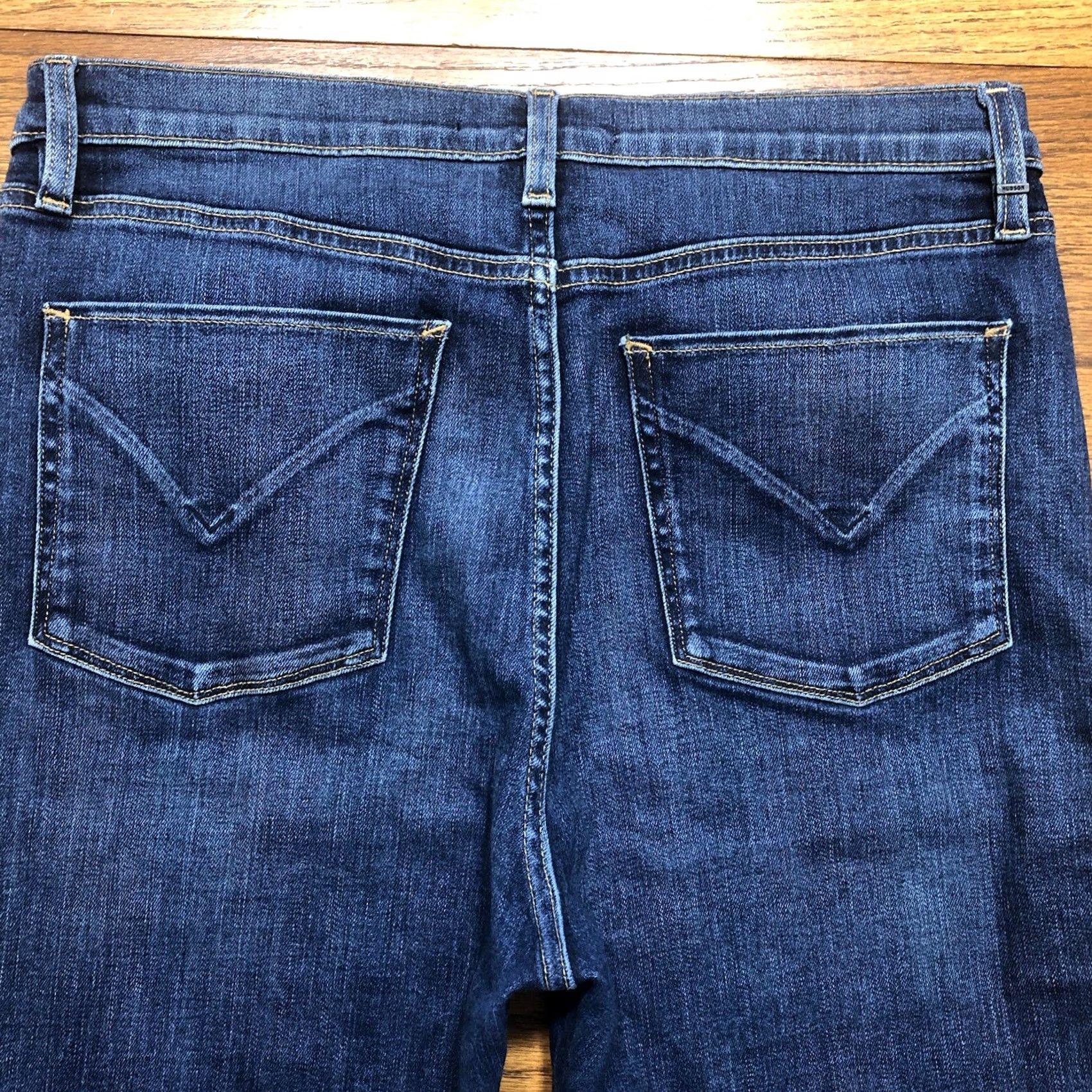 Hudson Hudson Jeans Womens Barbara Super Skinny Denim Stretch Blue 31 X 27 Inseam City Preppy Size 24" / US 00 / IT 34 - 3 Thumbnail