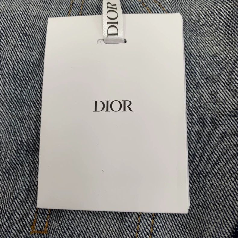 Dior Dior Dark blue cotton denim strap skirt 2506-Nextarrow Size 42" / US 20 - 6 Thumbnail