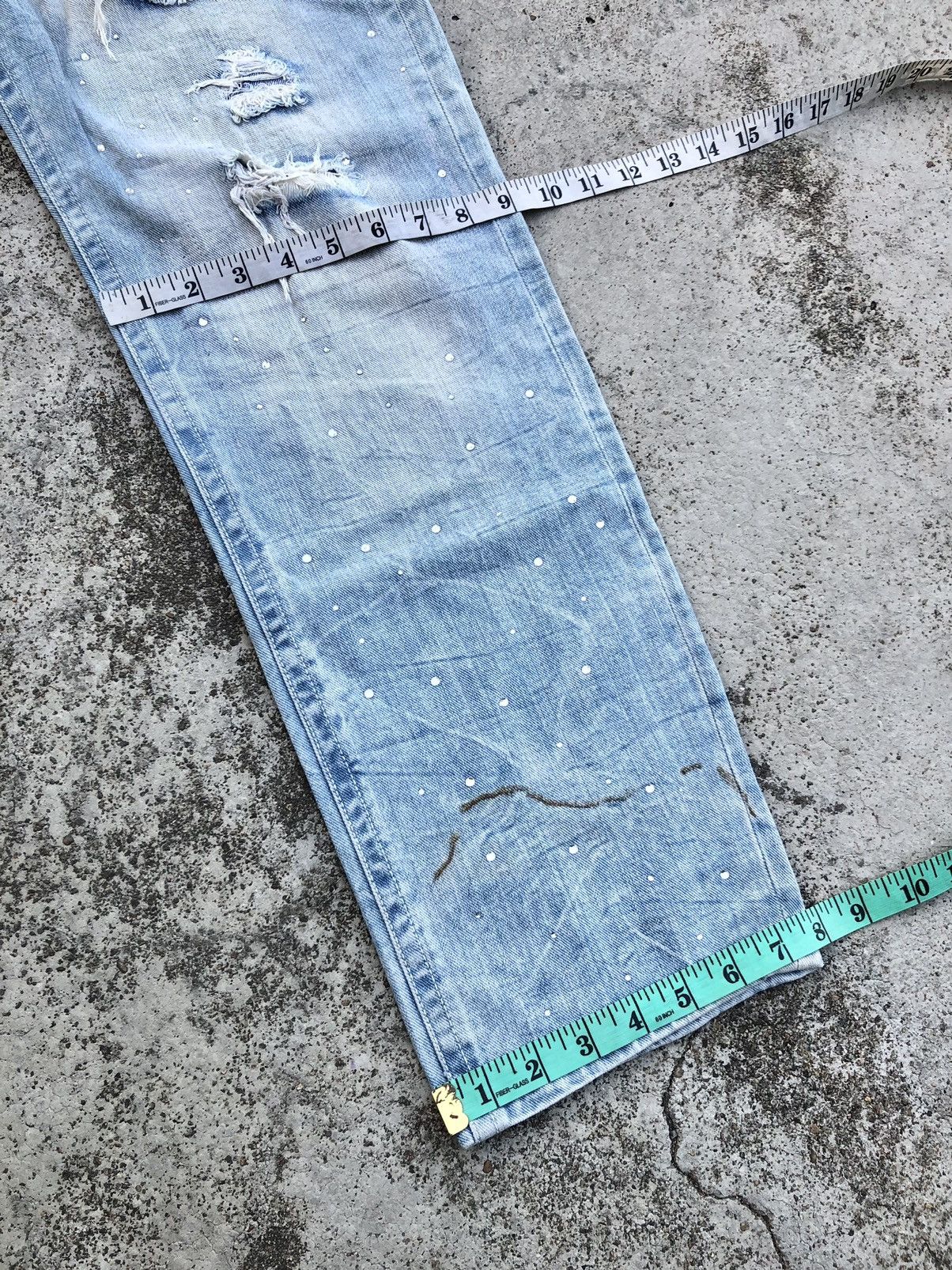 Other BEADS DISTRESSED DENIM Size 32" / US 10 / IT 46 - 14 Thumbnail