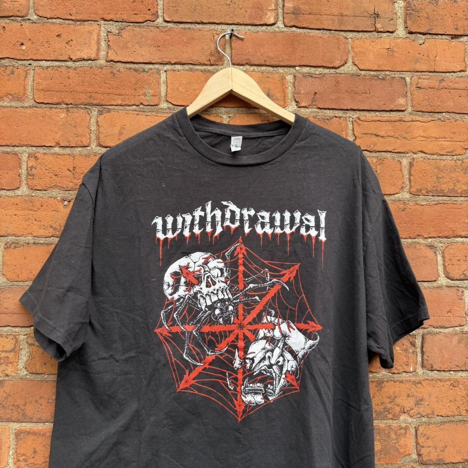 Gildan withdrawal t shirt metal hardcore band tees Size US XL / EU 56 / 4 - 1 Thumbnail