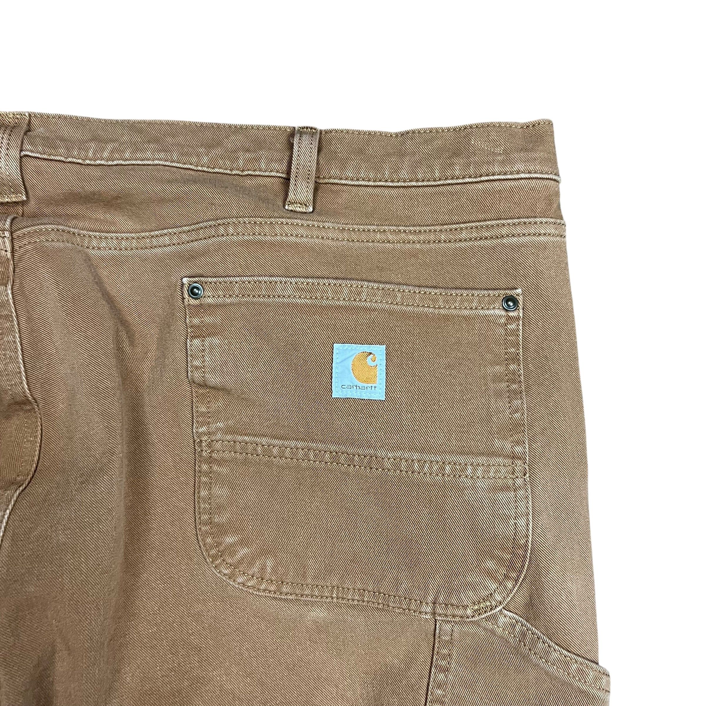 Carhartt Carhartt Beige Double Knee Work Pants - 24W Size 42" / US 20 - 7 Thumbnail