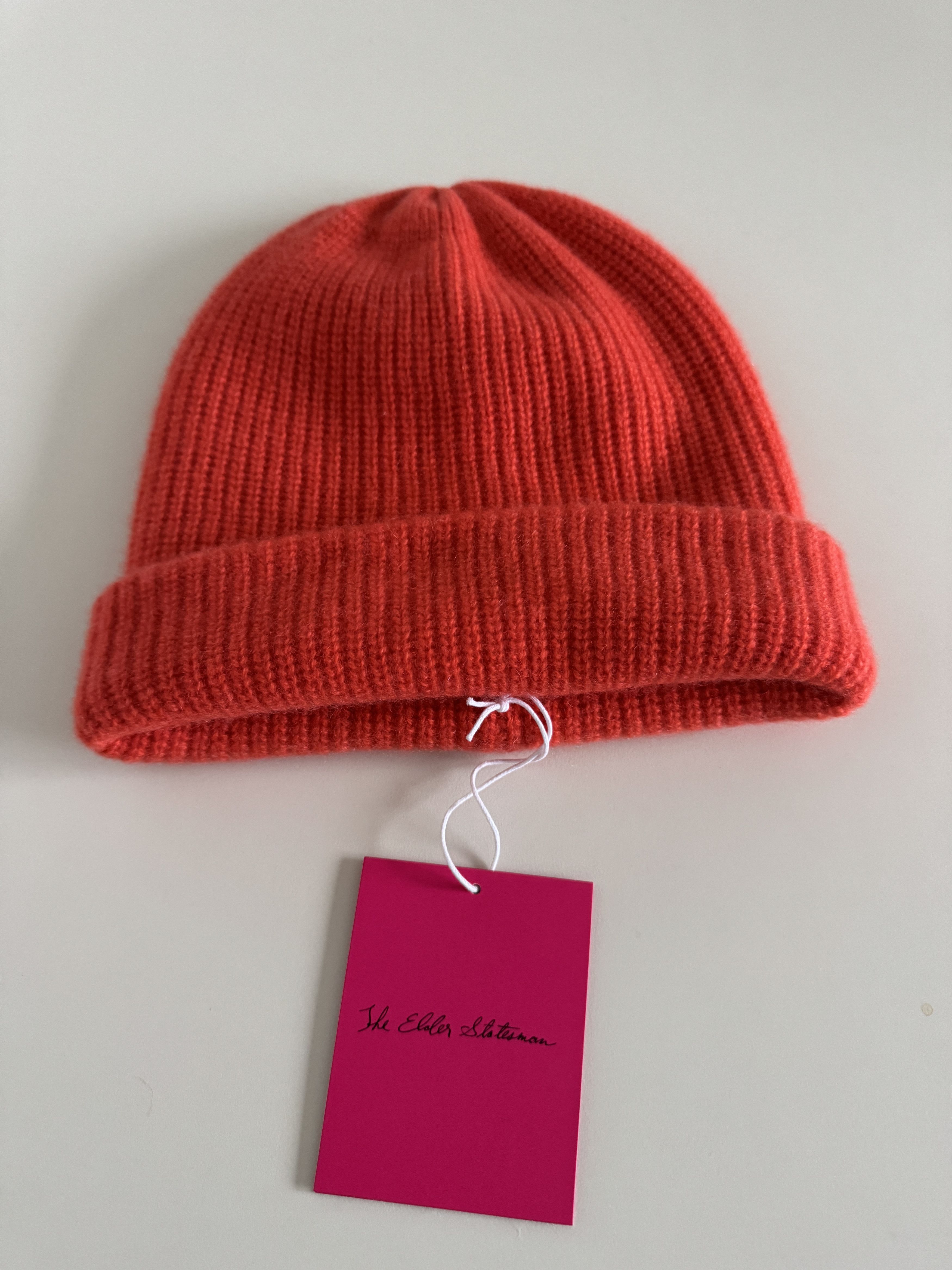 The Elder Statesman THE ELDER STATESMAN WATCHMAN BEANIE CAP 