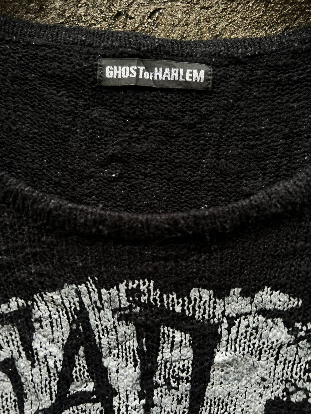 Japanese Brand × Seditionaries Ghost Of Harlem Destroyed Knit Sweater Size US M / EU 48-50 / 2 - 10 Thumbnail