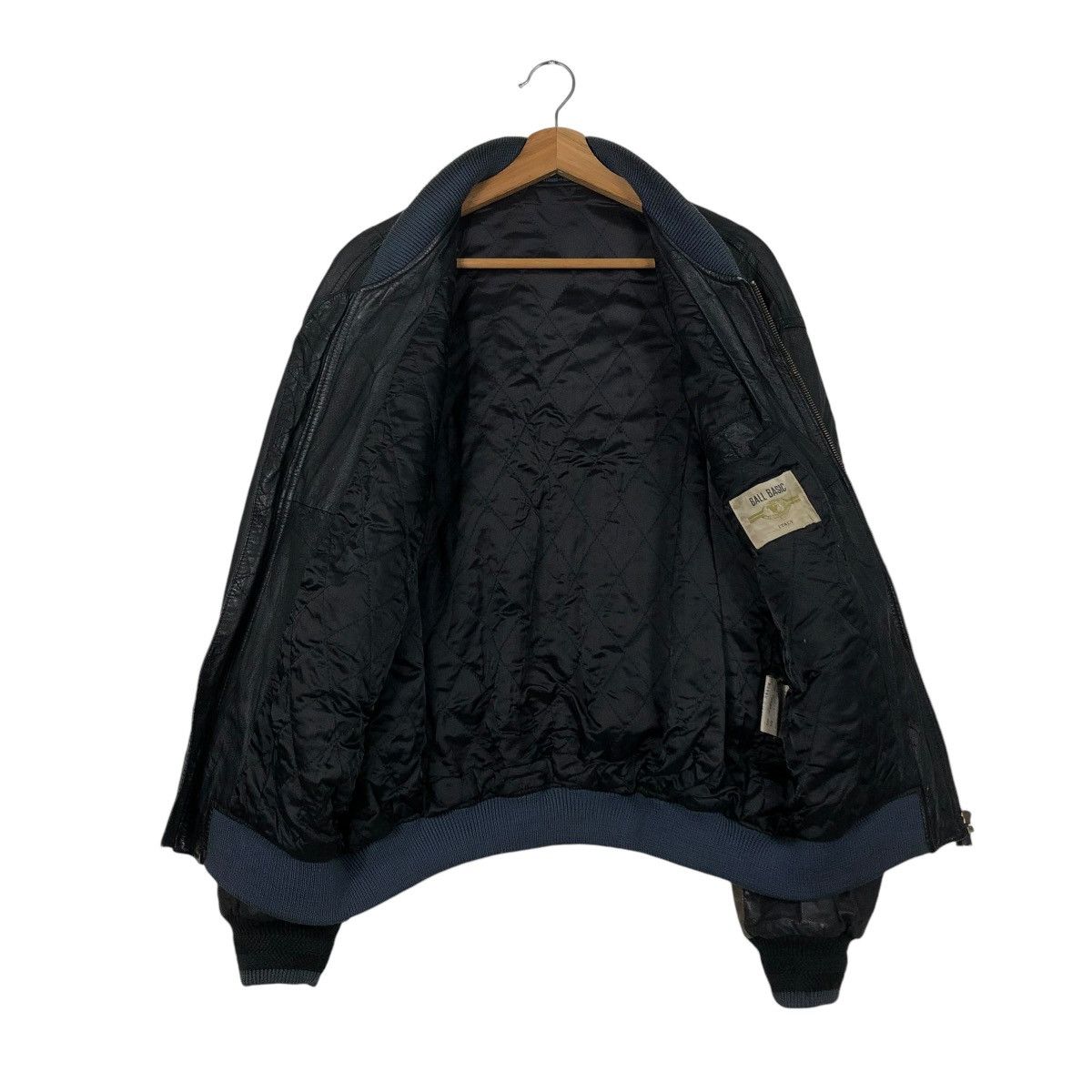 Japanese Brand VINTAGE BIKER LEATHER JACKET BALL INTERNATIONAL ISSEYMIYAKE Size US M / EU 48-50 / 2 - 15 Thumbnail