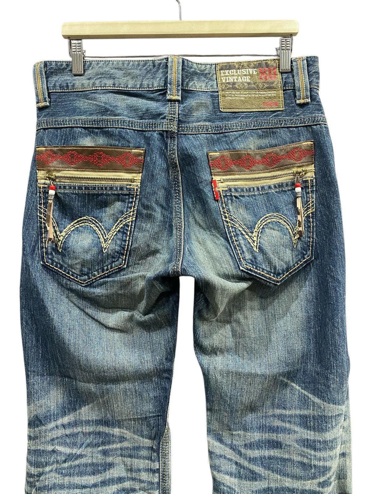 Edwin × Vintage Vintage EDWIN XV Blue Jeans Size US 34 / EU 50 - 7 Thumbnail