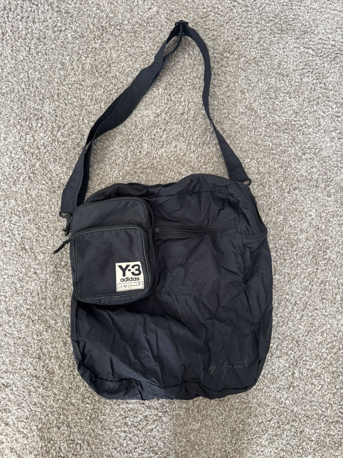Y-3 Adidas Y3 Black Crossbody Airliner Back Size ONE SIZE - 4 Thumbnail