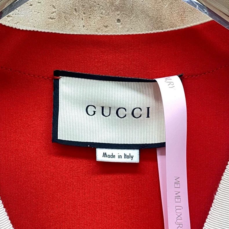 Gucci Gucci Red striped double G gold button dress 2505-Nextarrow Size S / US 4 / IT 40 - 4 Thumbnail