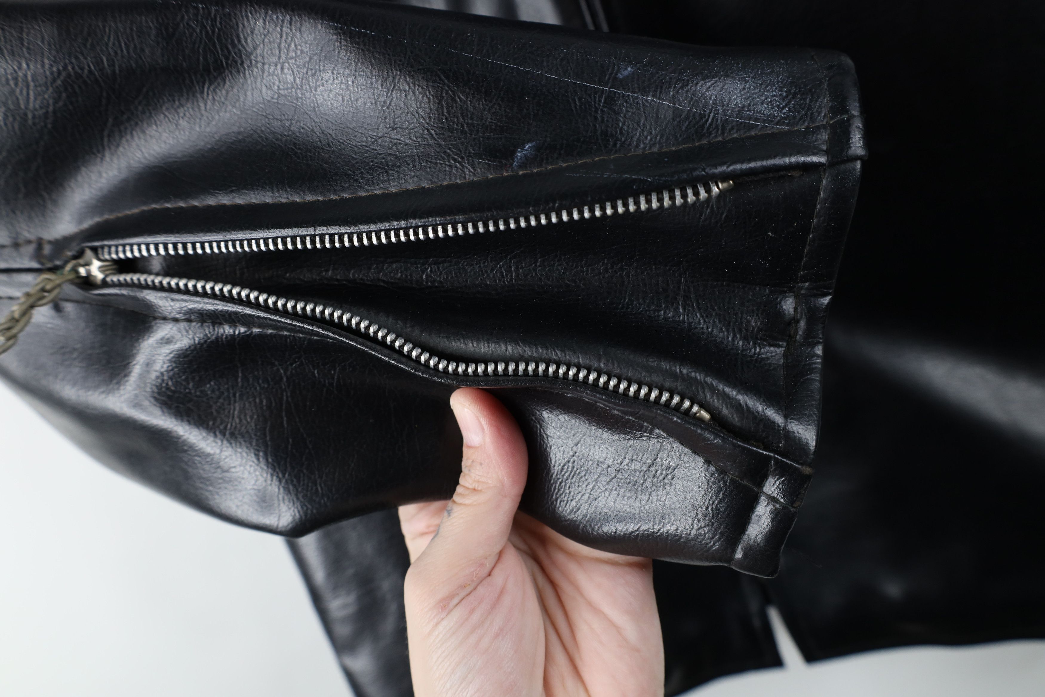 Vintage Vintage 70s Streetwear Faux Leather Motorcycle Jacket Japan Size US M / EU 48-50 / 2 - 5 Thumbnail