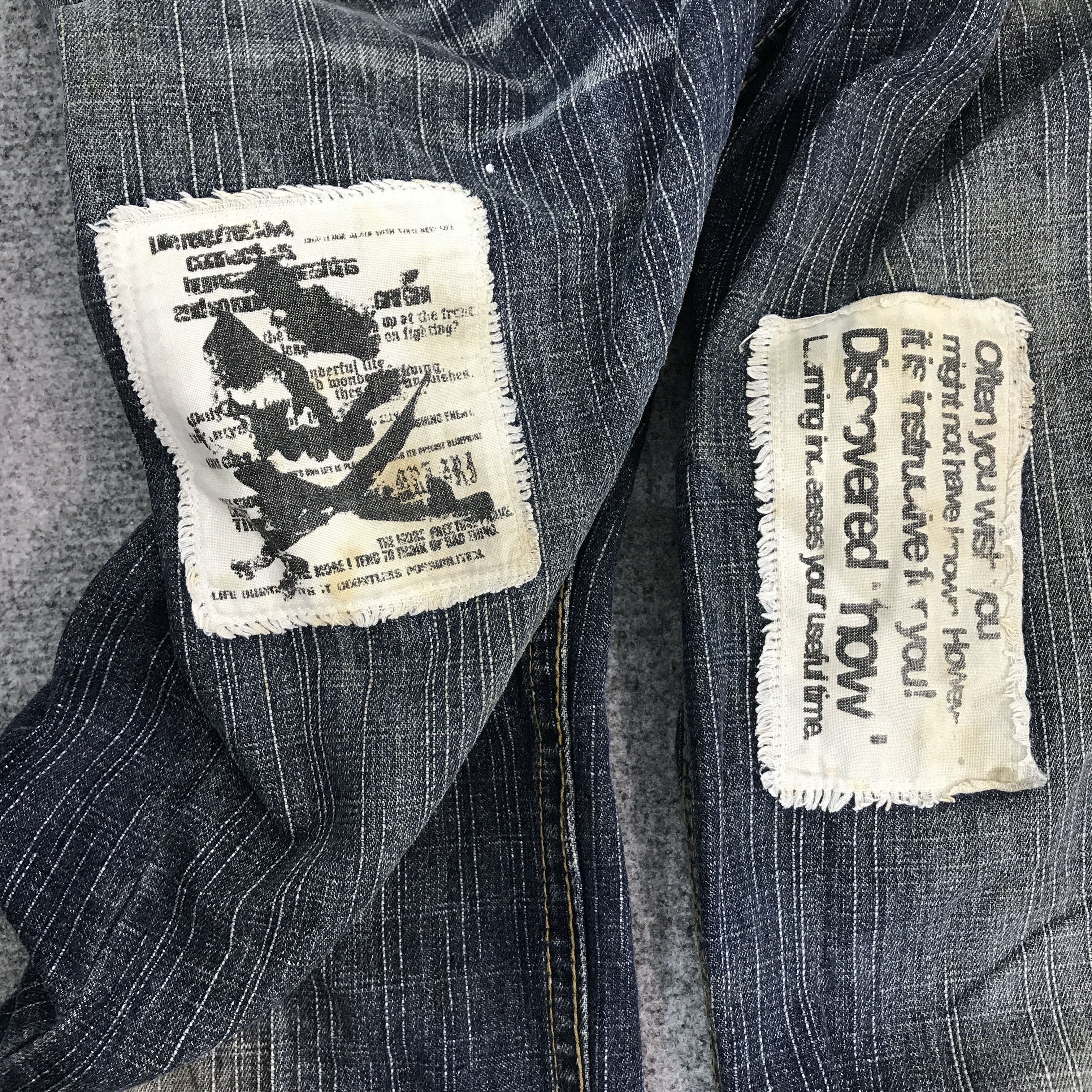 Japanese Brand PUNK GRI GRI JAPAN DENIM STYLE PANTS Size US 32 / EU 48 - 12 Thumbnail