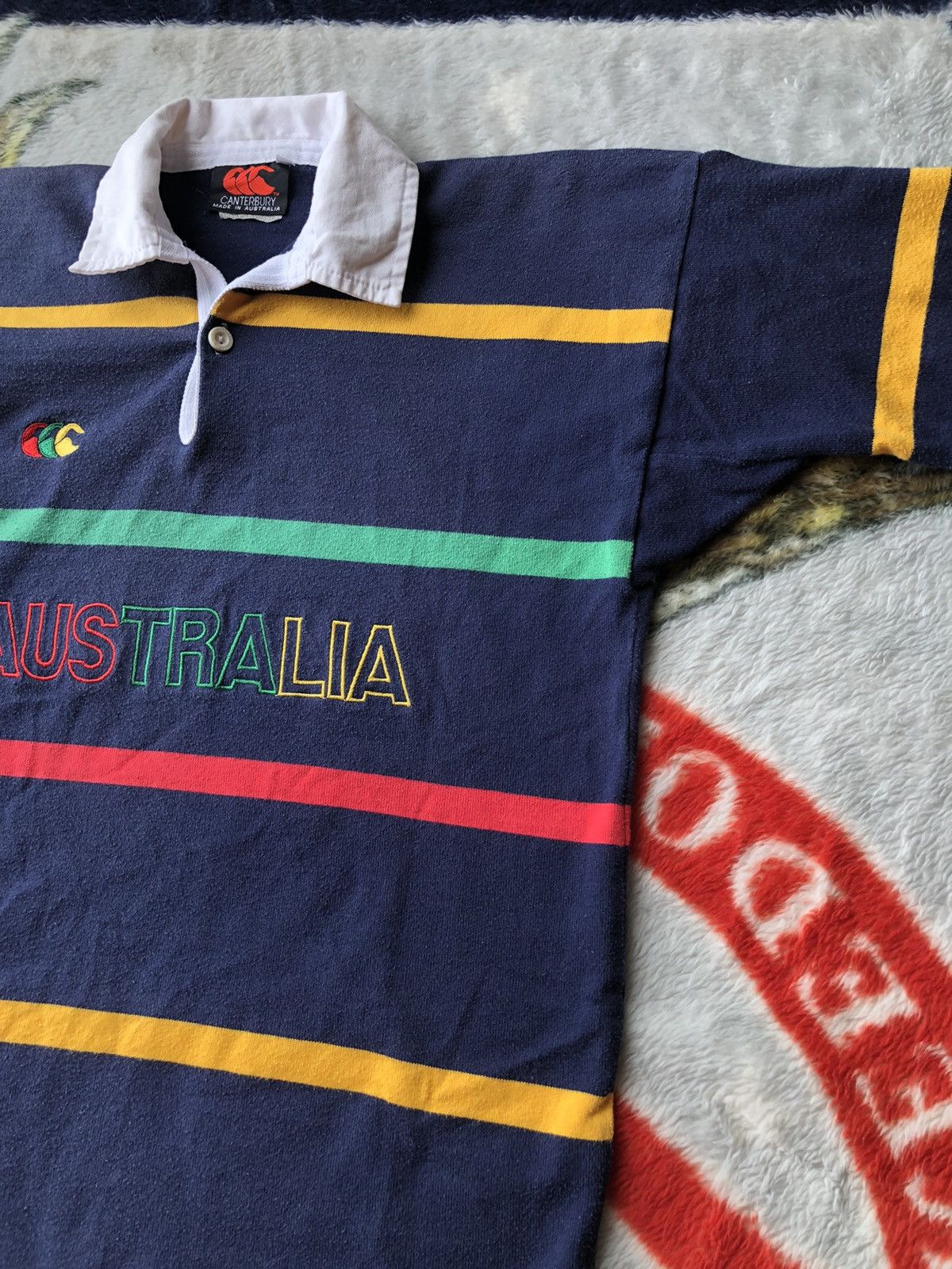 Canterbury of New Zealand Vintage Canterbury Australia Rugby Jersey Collar Size US S / EU 44-46 / 1 - 8 Thumbnail