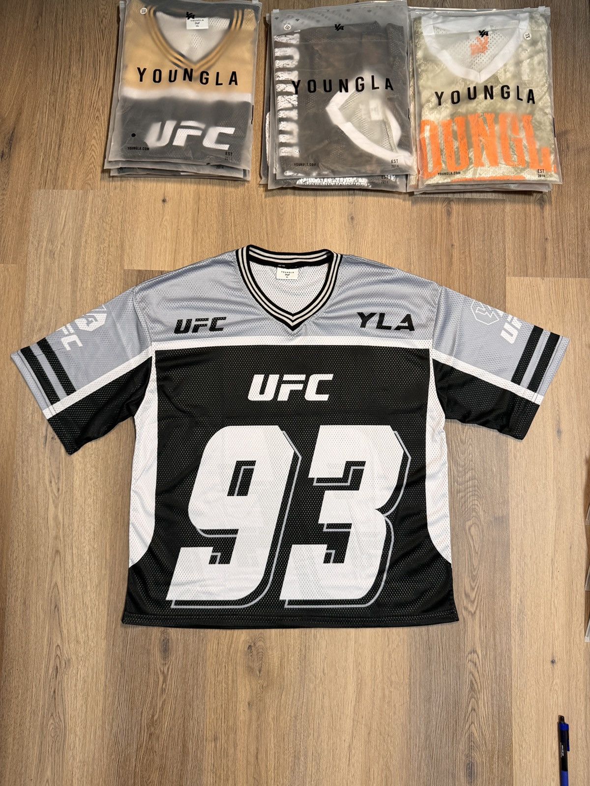 Alphalete Athletics YoungLa VARSITY FOOTBALL CROPPED JERSEY Size US XL / EU 56 / 4 - 6 Thumbnail