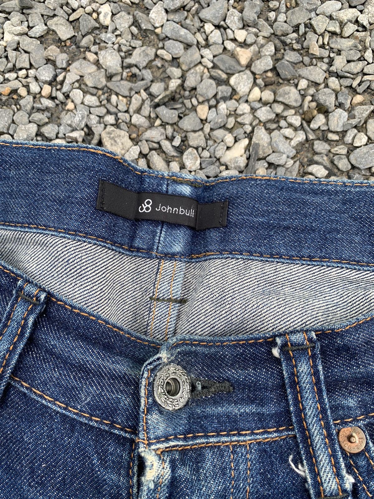 Kapital VINTAGE JOHNBULL SELVEDGE RUSTY JAPANESE DISTRESSED DENIM Size US 31 - 12 Thumbnail