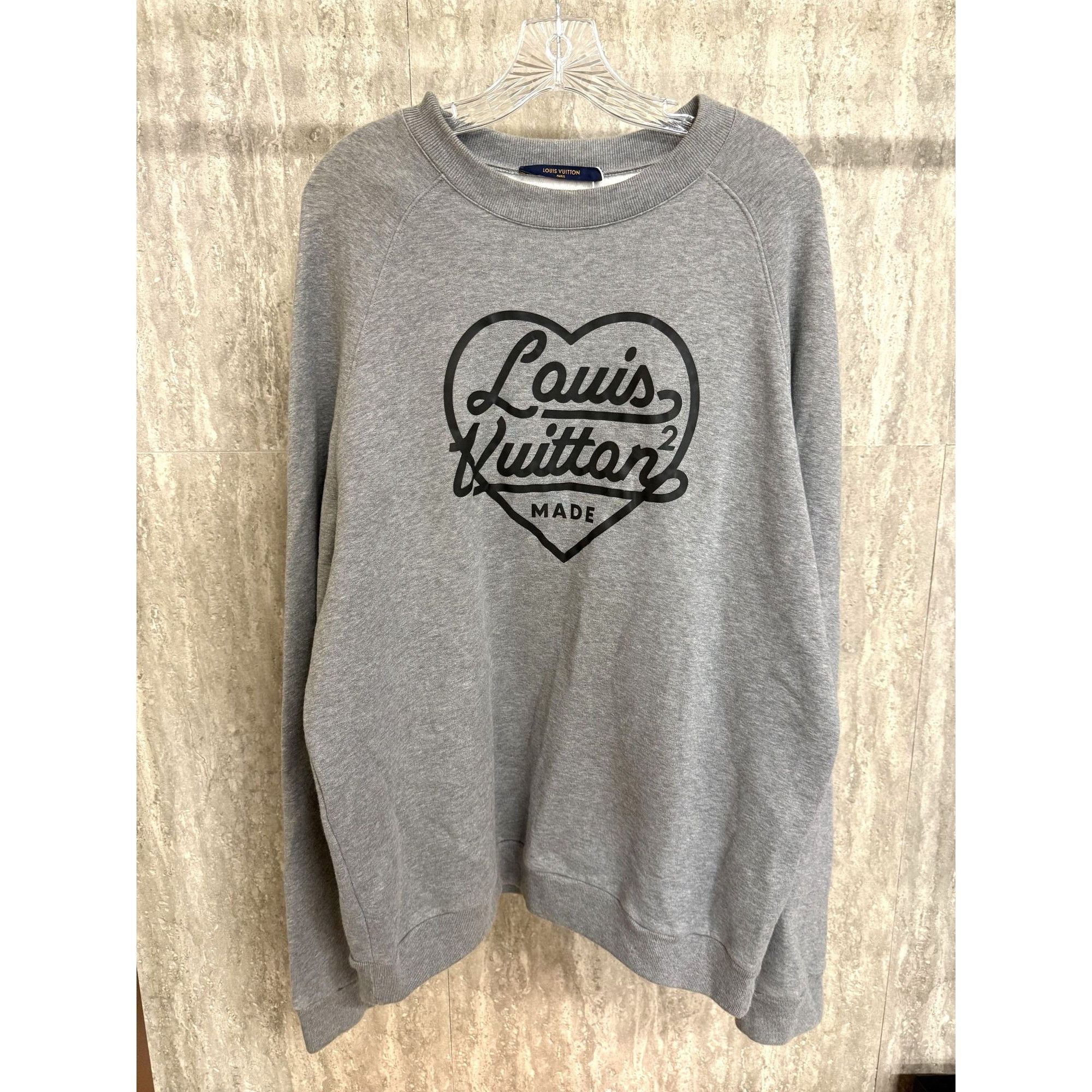 Louis Vuitton Louis Vuitton Gray Cotton Sweatshirt XXL Japan Exclusive Size US XXL / EU 58 / 5 - 1 Thumbnail