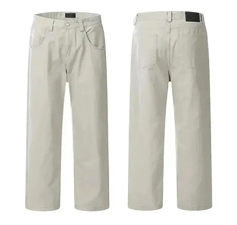 Japanese Brand Straight-leg White Casual Jeans Size US 32 / EU 48 - 6 Thumbnail