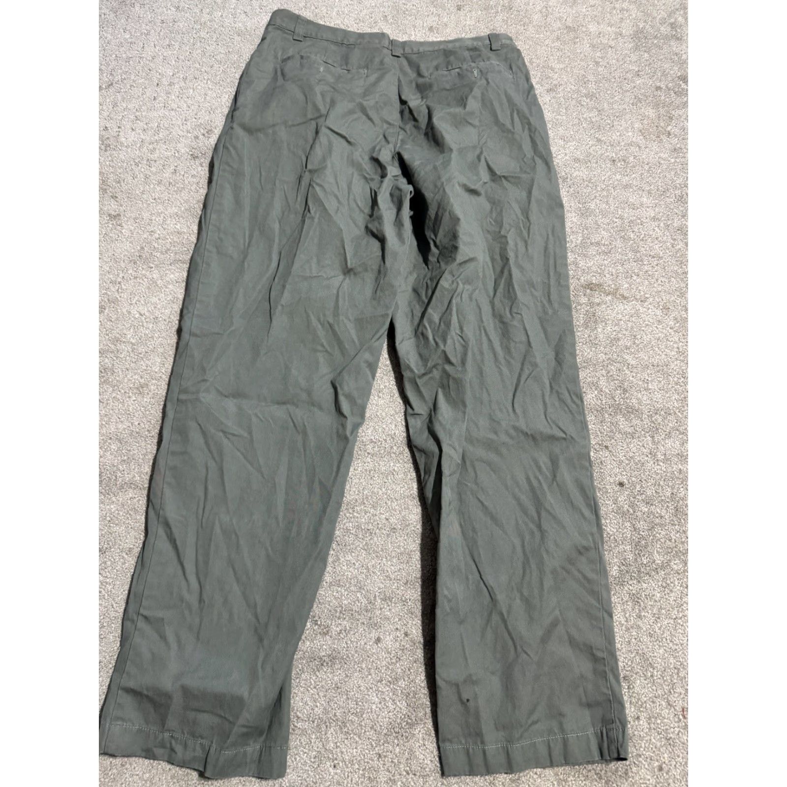 Eddie Bauer Eddie Bauer Classic Fit Chino Pants Men's 34x32 Gray Solid Casual Size US 34 / EU 50 - 3 Thumbnail