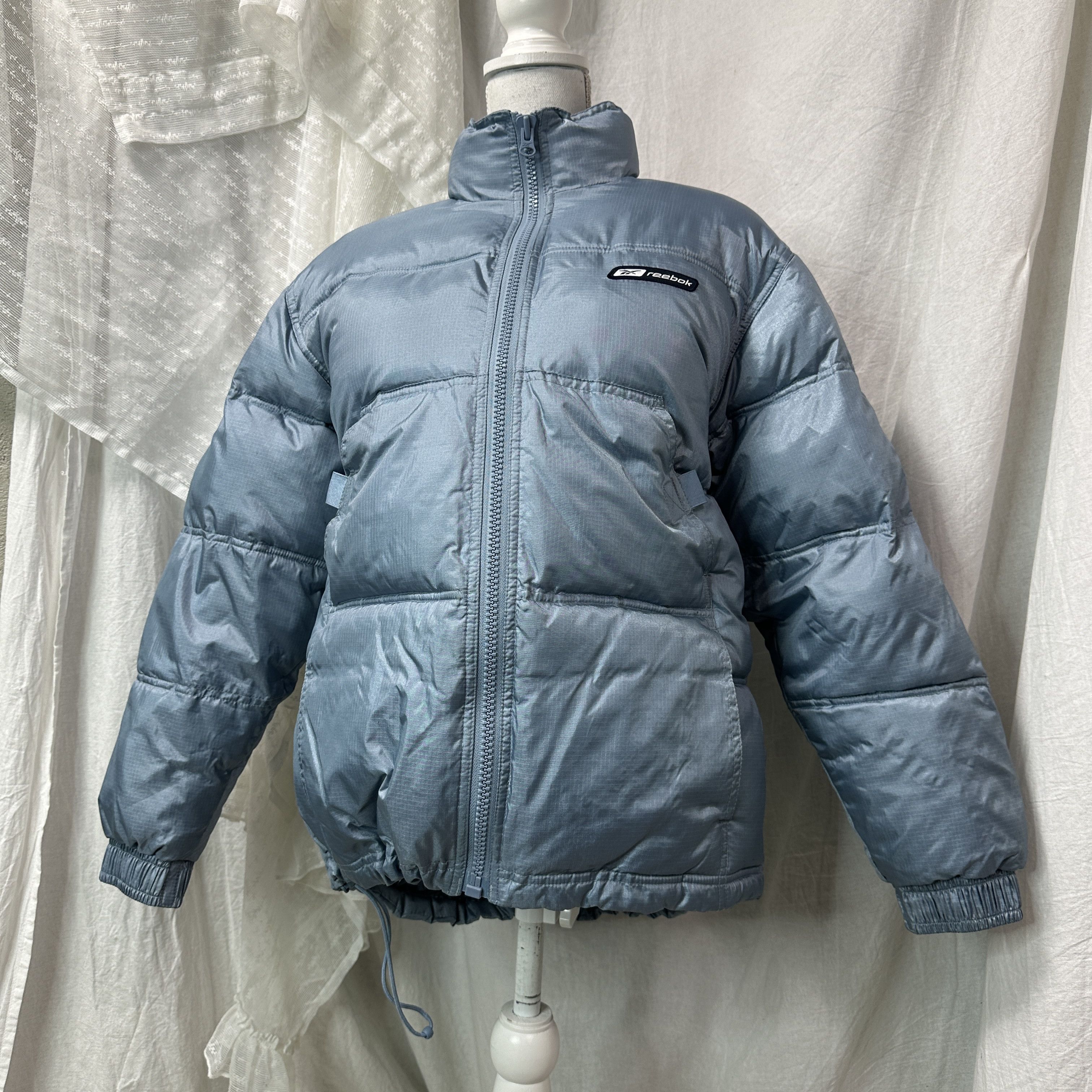 Reebok Vintage Reebok Puffer Babyblue Down Jacket Y2K Size XS / US 0-2 / IT 36-38 - 8 Thumbnail