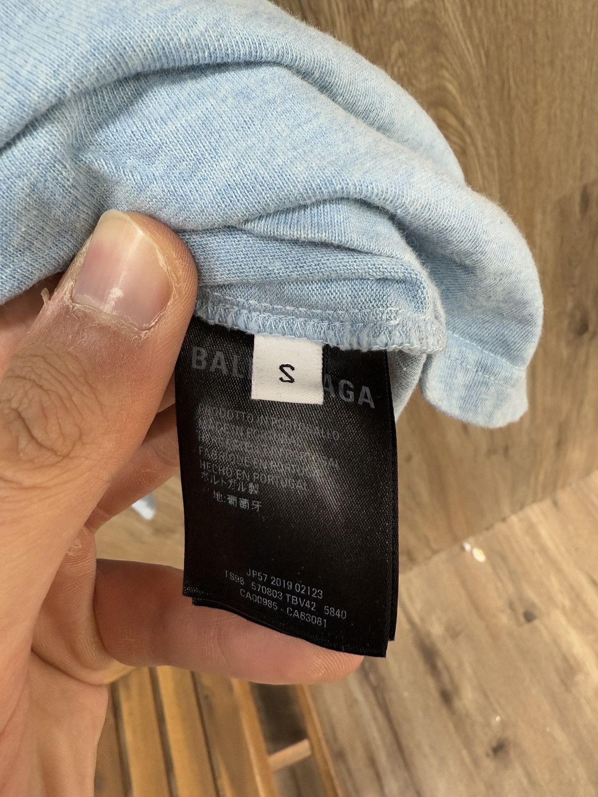 Balenciaga Balenciaga Blue Short Sleeve Size US S / EU 44-46 / 1 - 11 Thumbnail