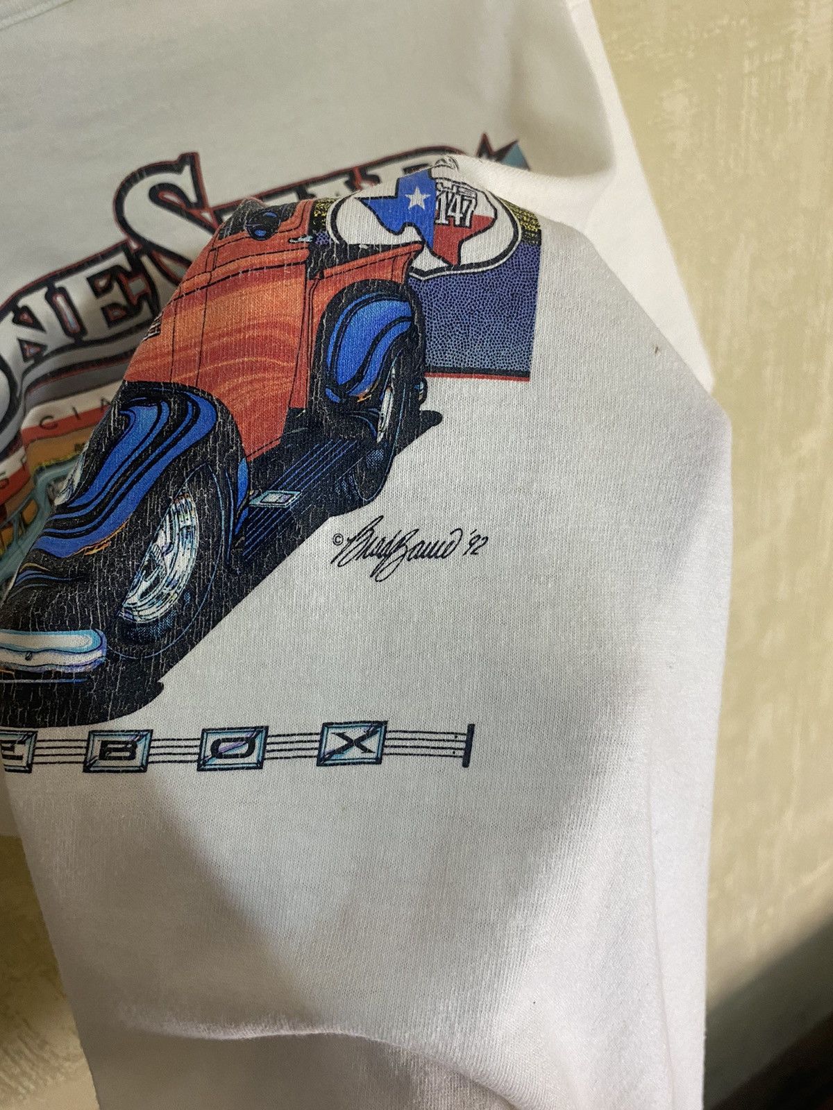 NASCAR × Vintage Vintage Haulin Heartland Lone Star Car T-shirt Size US XL / EU 56 / 4 - 7 Thumbnail