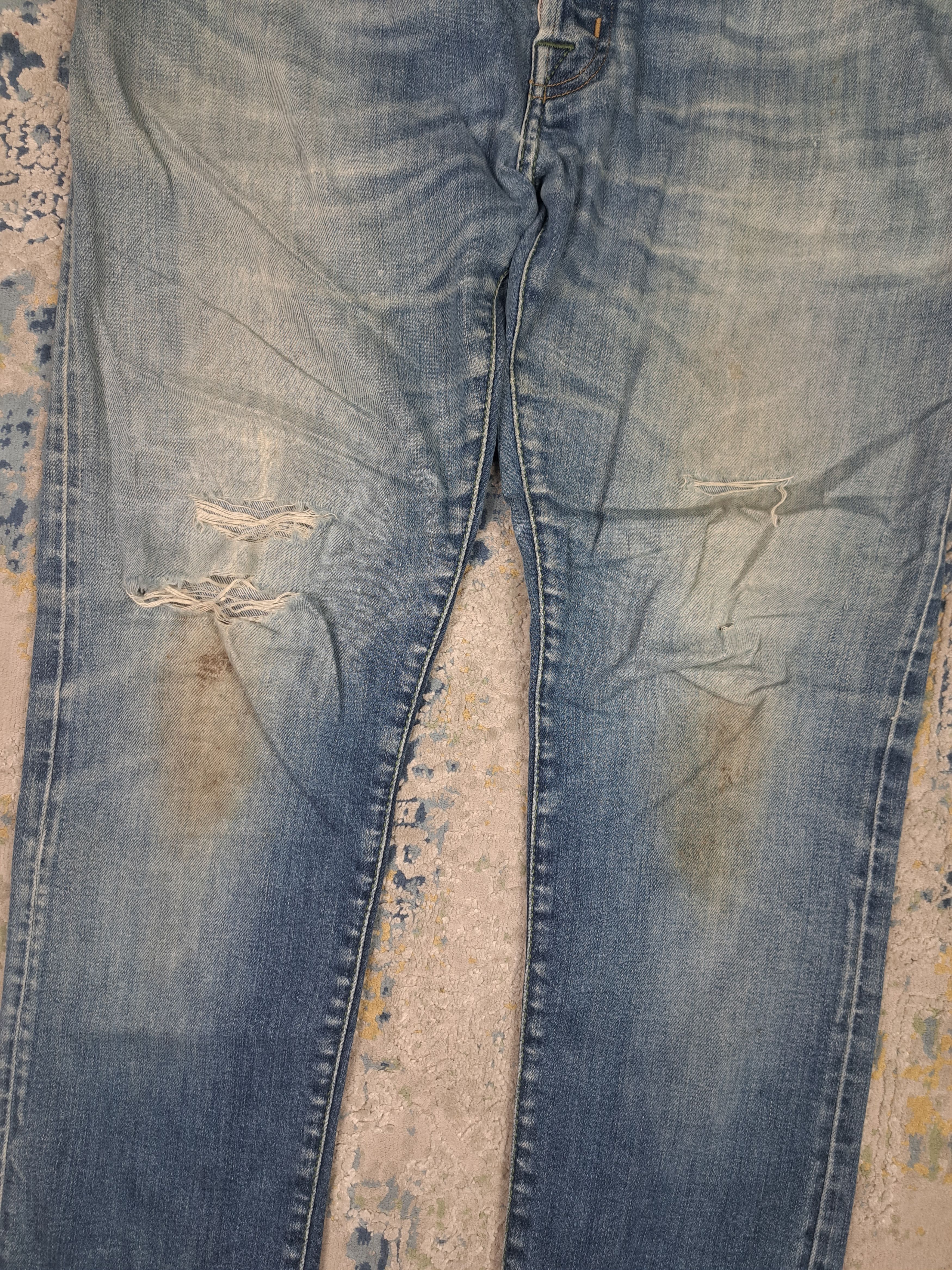 Jacob Cohen Jacob Cohen Pony Hair Patch Handmade Distressed Denim Size US 32 / EU 48 - 9 Thumbnail