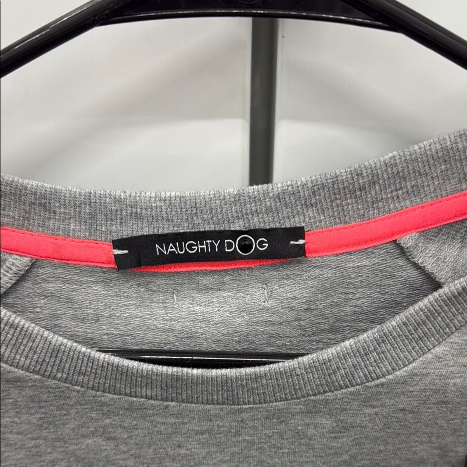 Other NWT Naughty Dog Gray Sweatshirt with Pink Embellishments S Size S / US 4 / IT 40 - 4 Thumbnail